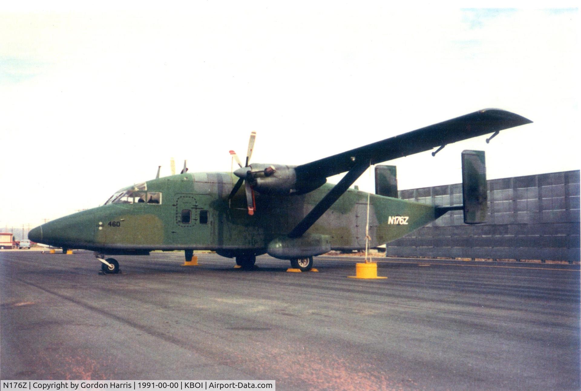 N176Z, 1985 Short C-23A C/N SH3106, C-23A Sherpa N176Z (84-0460) on the National Interagency Fire Center (NIFC) ramp at Boise, ID (KBOI/BOI).