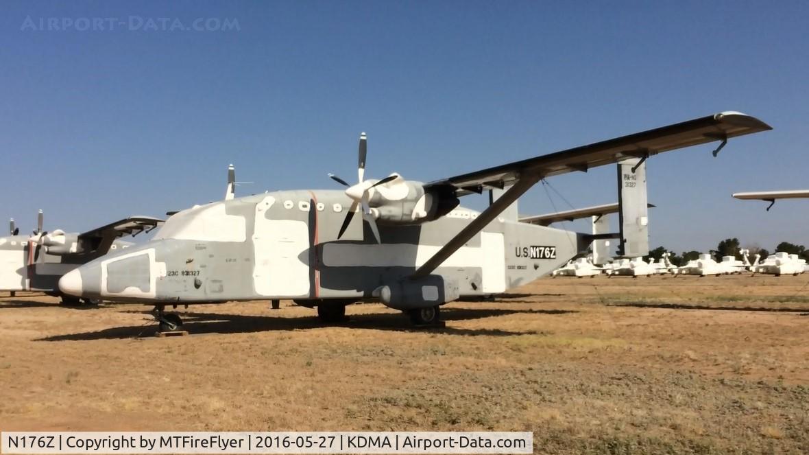 N176Z, 1997 Short C-23C Sherpa C/N SH3411, C-23C Sherpa N176Z (93-1327) in storage at A.M.A.R.G., Davis-Monthan AFB (KDMA/DMA), Tucson, AZ - USA