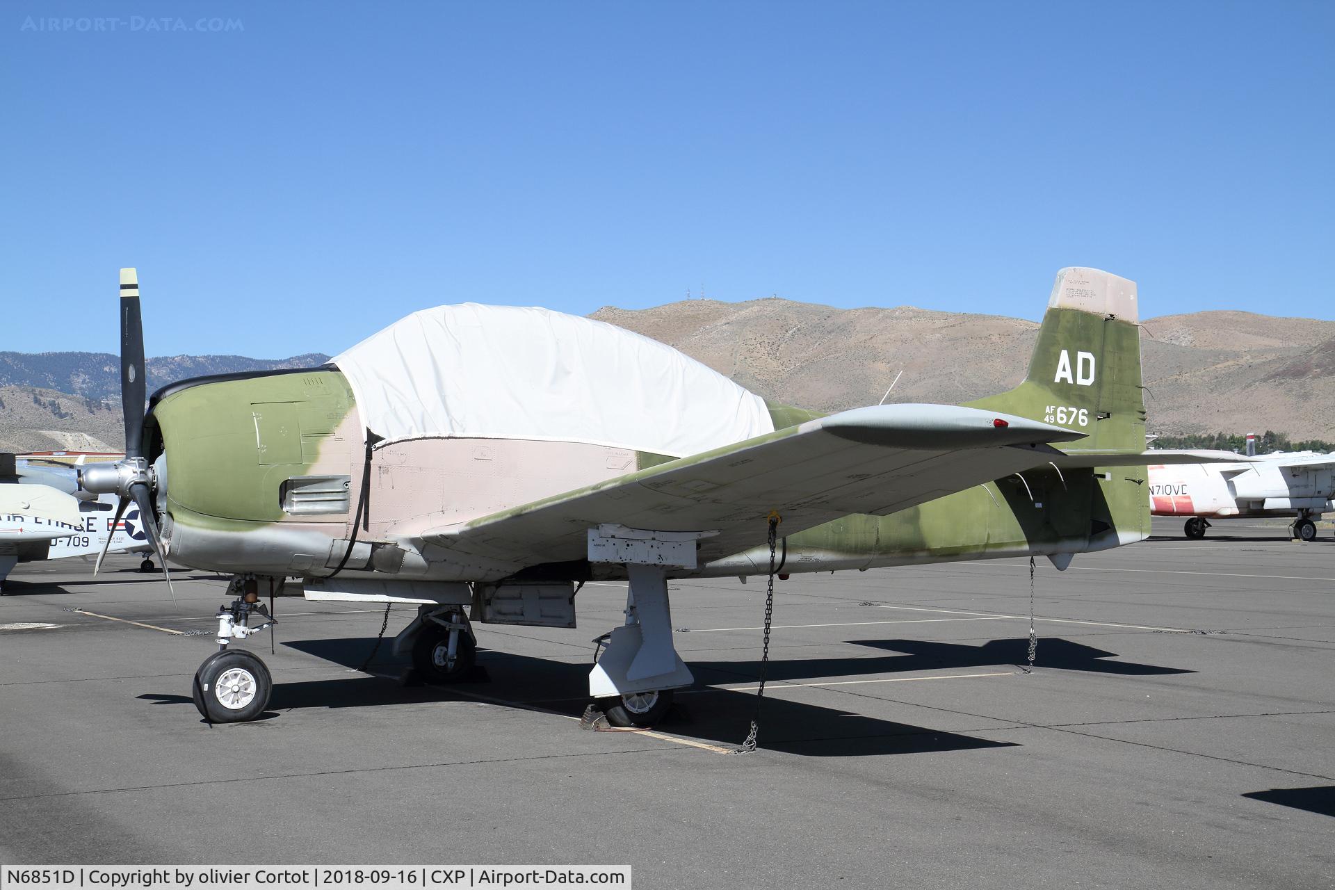 N6851D, 1950 North American T-28A Trojan C/N 49-1676, sept 2018
