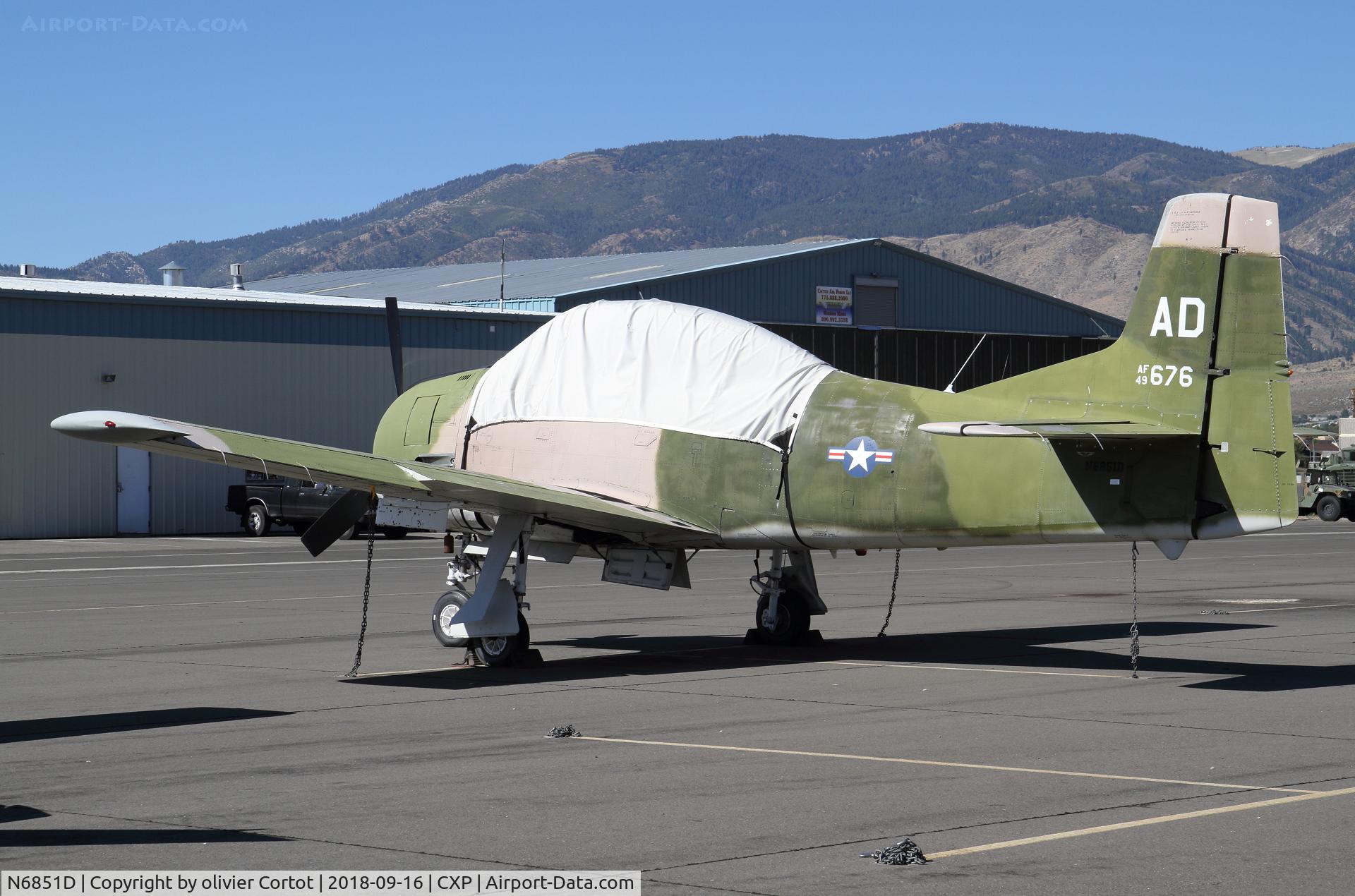 N6851D, 1950 North American T-28A Trojan C/N 49-1676, sept 2018