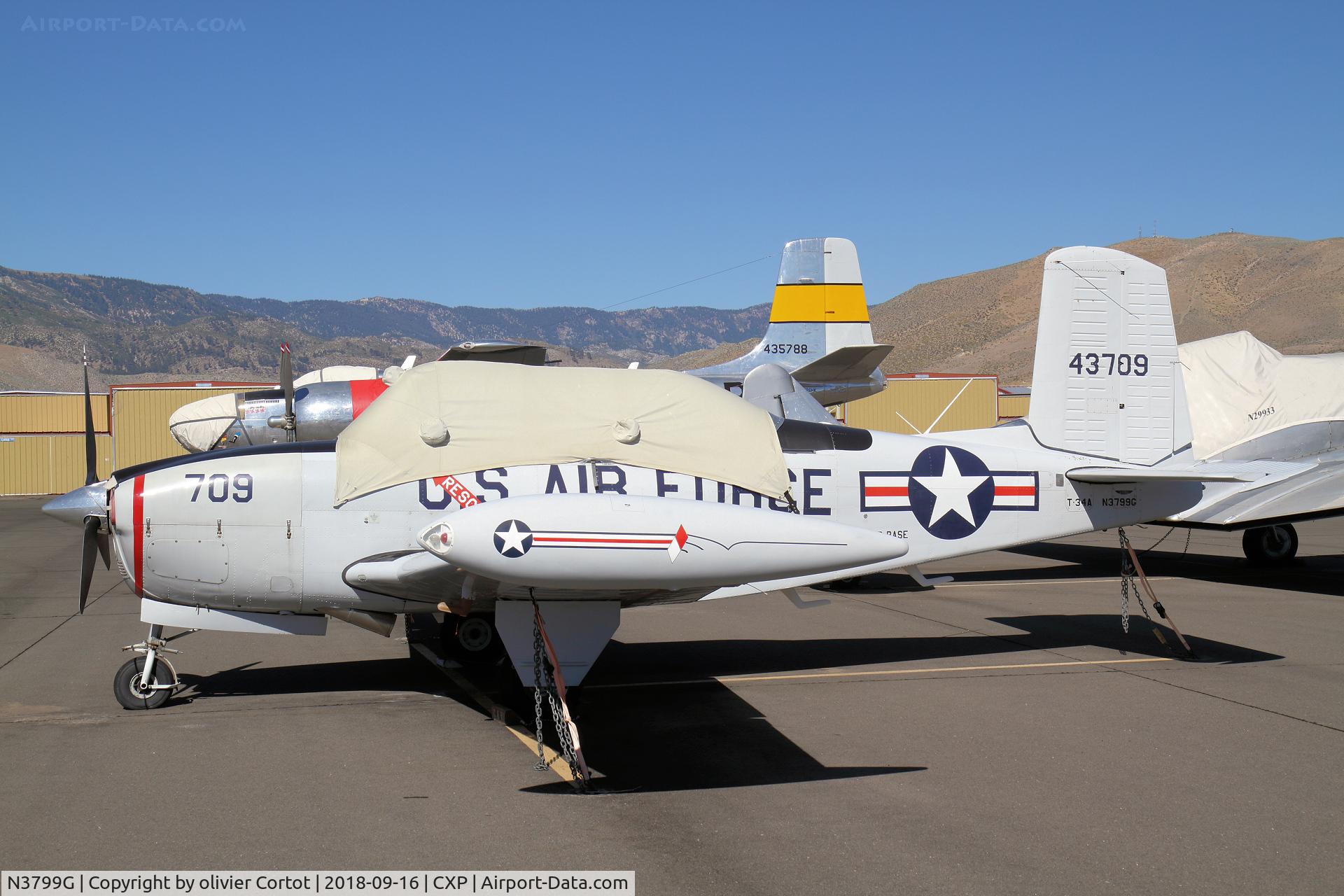 N3799G, Beech A45 C/N G-709, sept 2018
