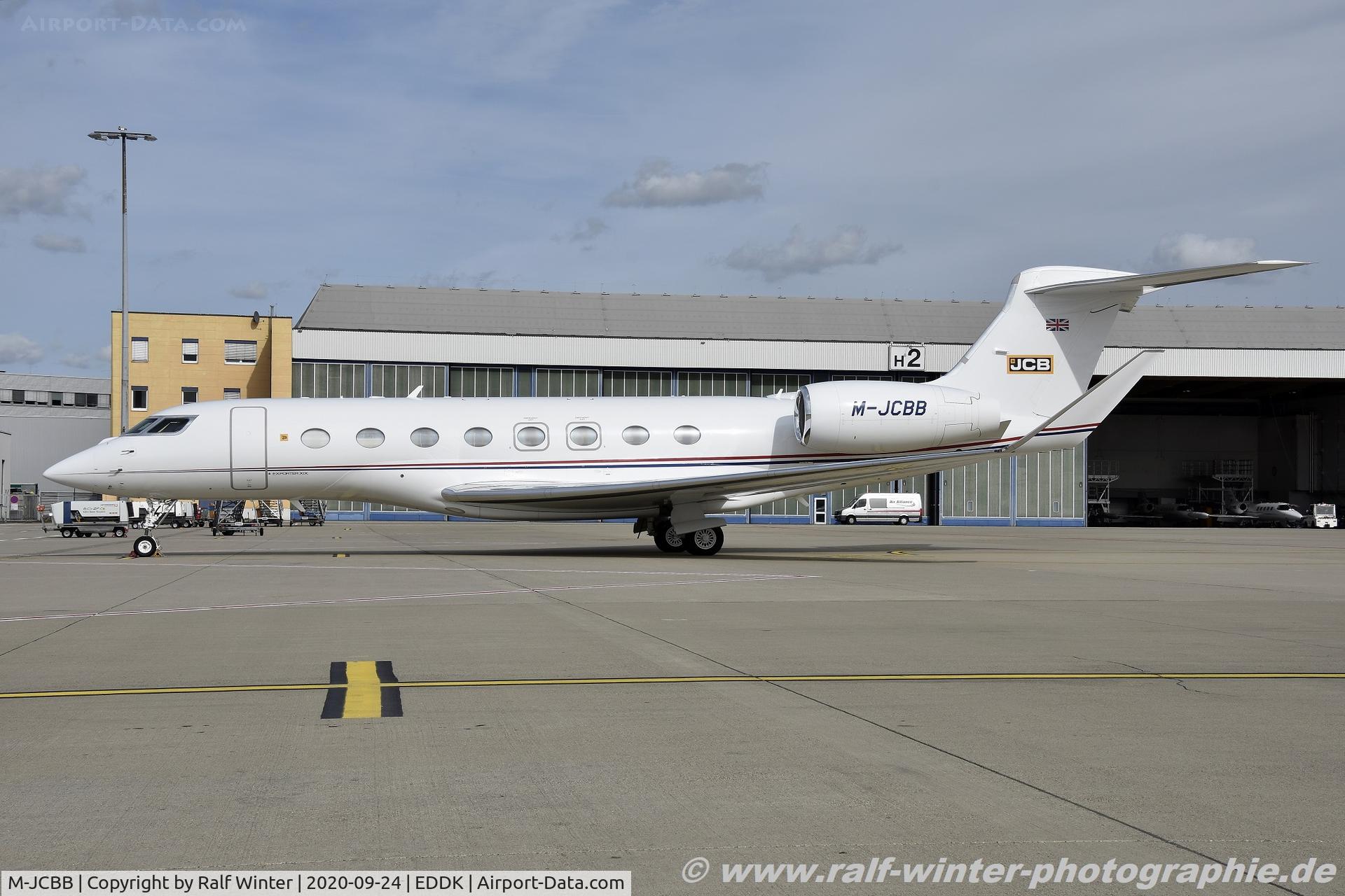 M-JCBB, 2013 Gulfstream Aerospace G650 (G-VI) C/N 6049, Gulfstream Aerospace GVI - JCB J.C. Bamford Excavators - 6049 - M-JCBB - 24.09.2020 - CGN