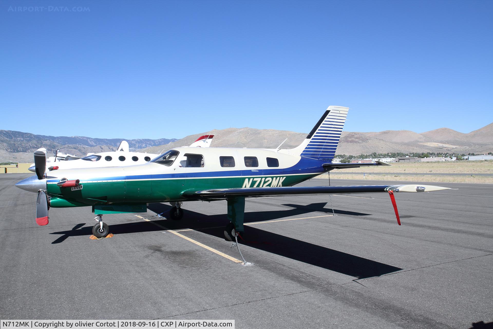 N712MK, 1986 Piper PA-46-310P Malibu C/N 4608032, ugly paint job