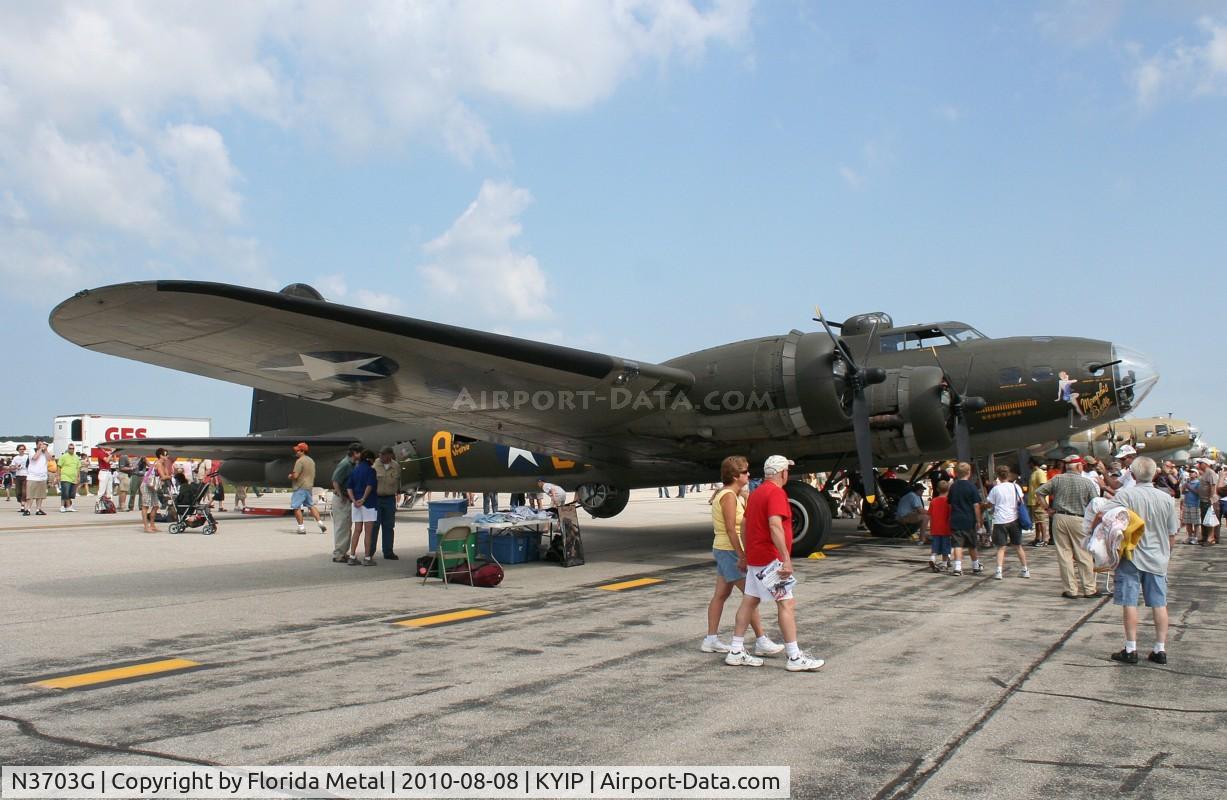 N3703G, 1945 Boeing B-17G Flying Fortress C/N 44-83546-A, TOM YIP 2010