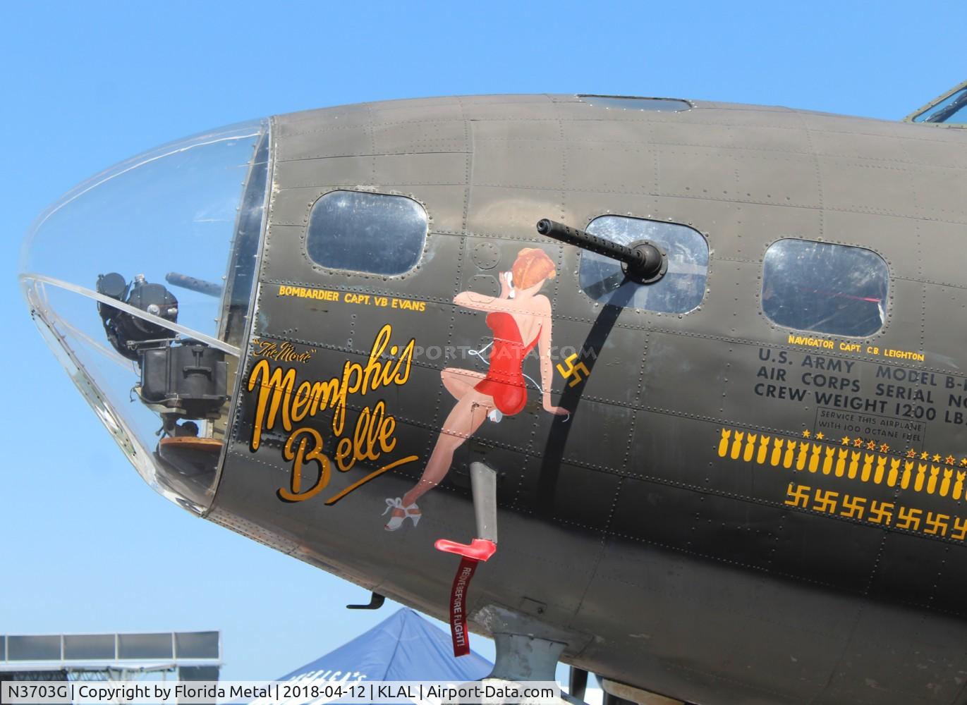 N3703G, 1945 Boeing B-17G Flying Fortress C/N 44-83546-A, SNF LAL 2018