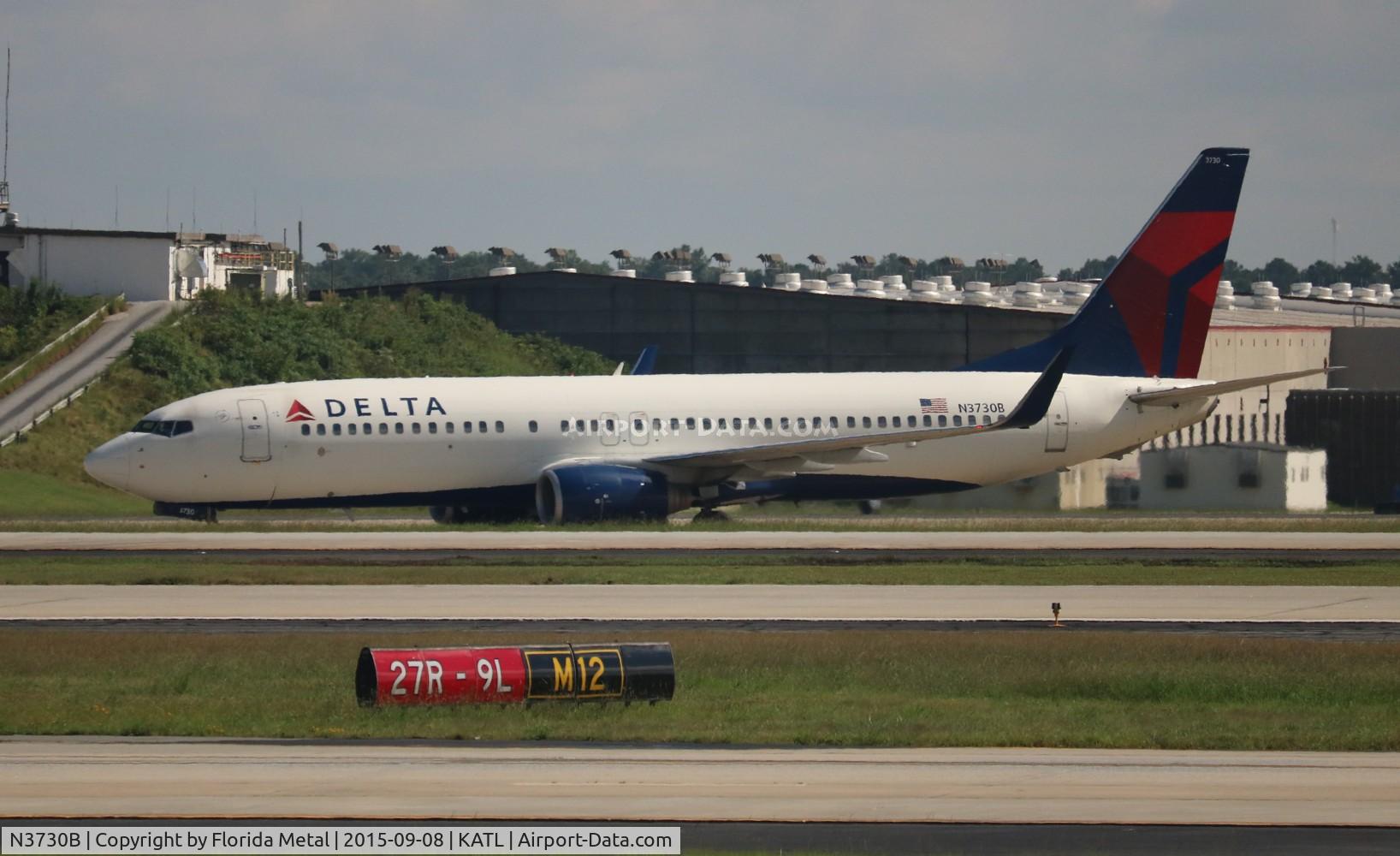N3730B, 2000 Boeing 737-832 C/N 30538, ATL spotting 2015
