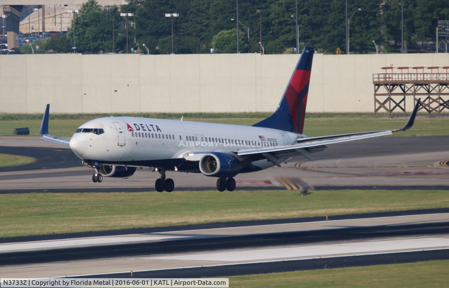 N3733Z, 2000 Boeing 737-832 C/N 30539, ATL spotting 2016