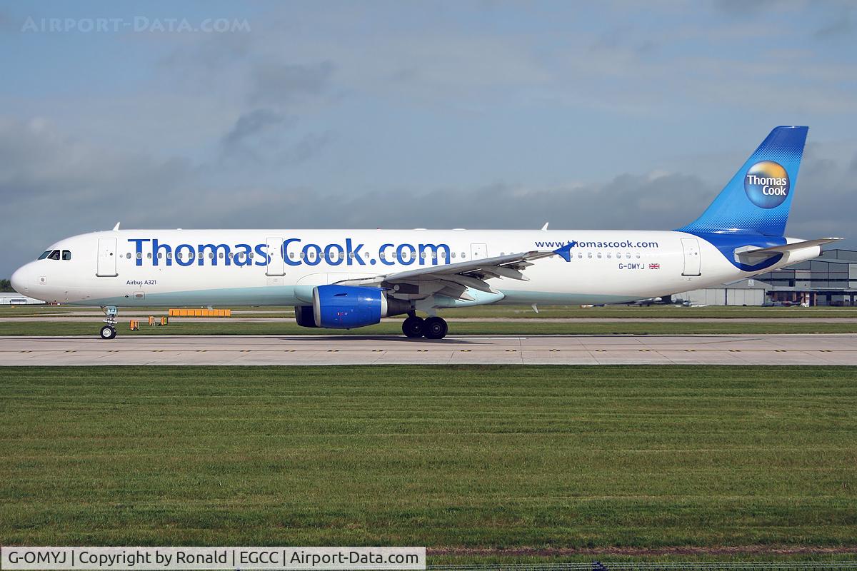 G-OMYJ, 1997 Airbus A321-211 C/N 677, at man