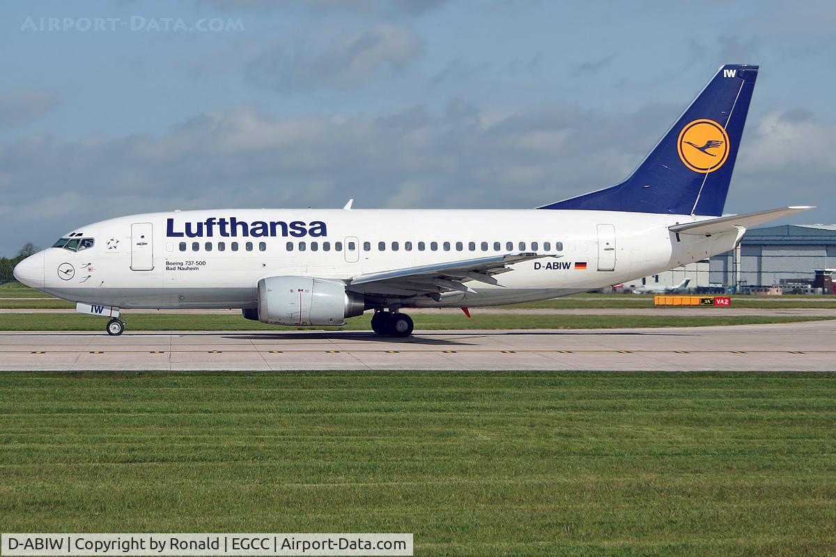 D-ABIW, 1991 Boeing 737-530 C/N 24945, at man