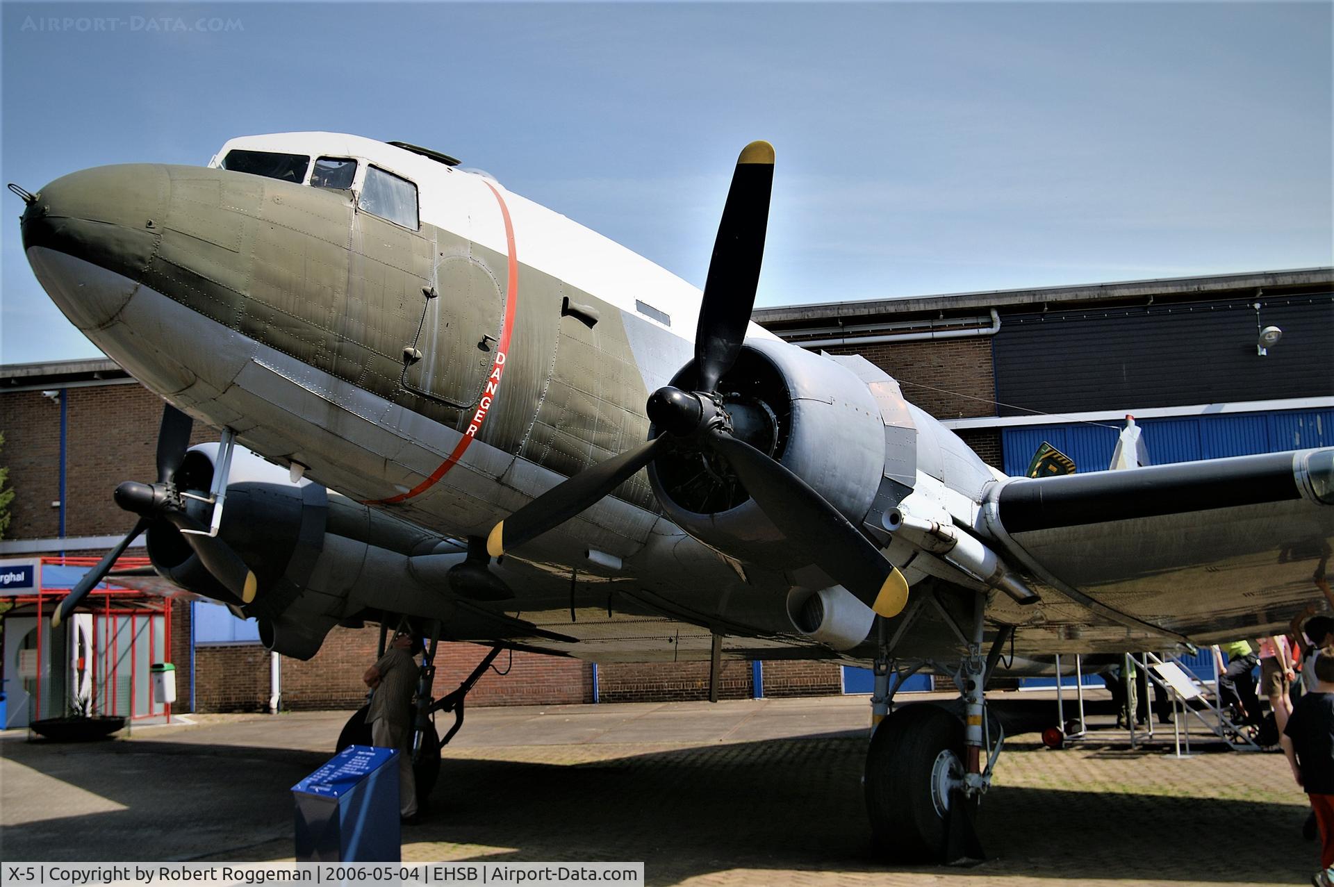 X-5, 1944 Douglas C-47B Skytrain C/N 16575, PRESERVED.NMM.DUTCH AIR FORCE.