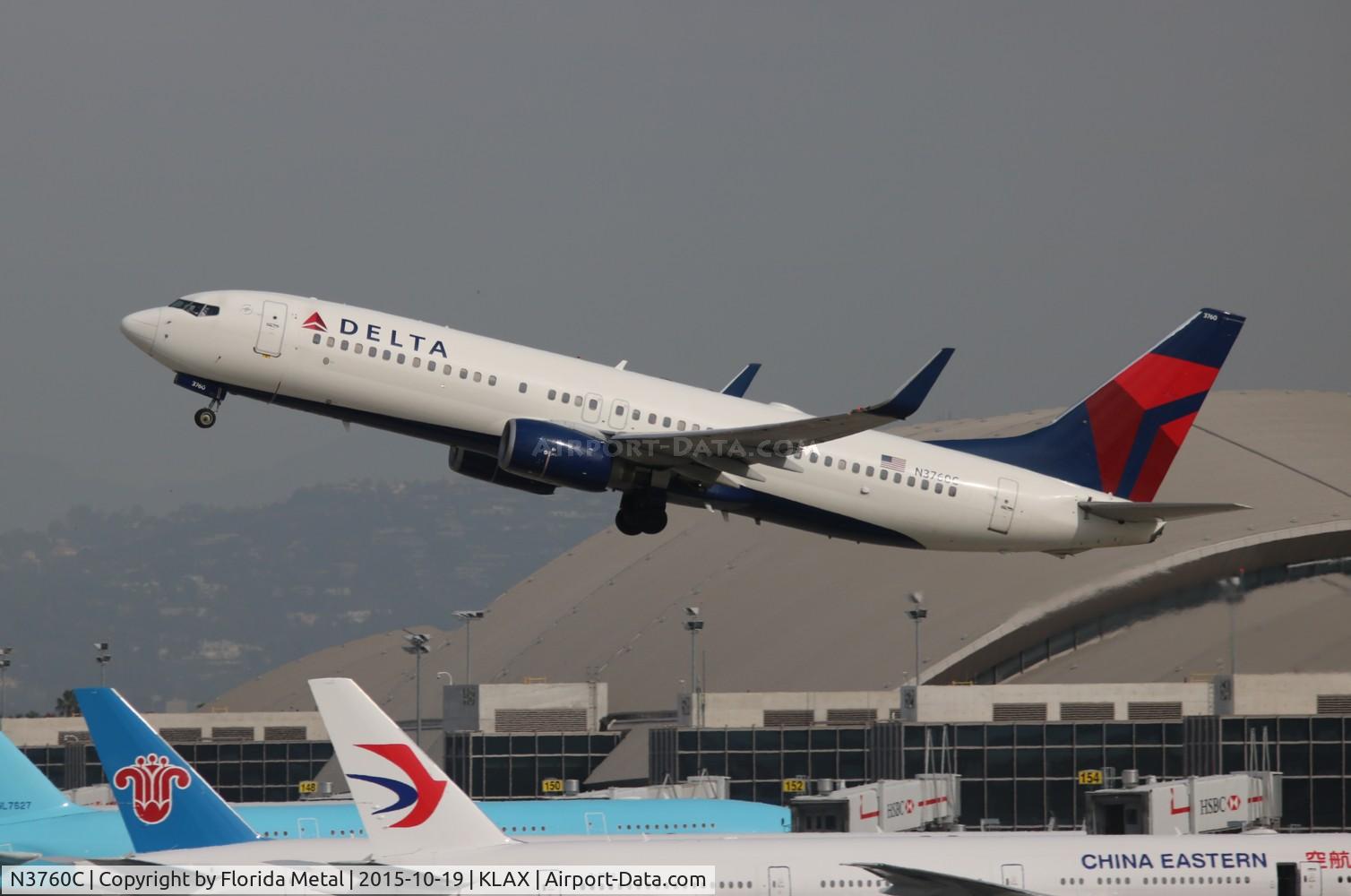 N3760C, 2001 Boeing 737-832 C/N 30816, LAX Spotting 2015