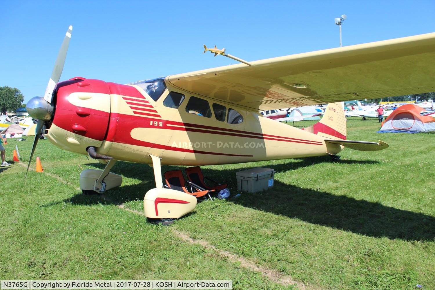 N3765G, 1948 Cessna 190 C/N 7101, EAA OSH 2017