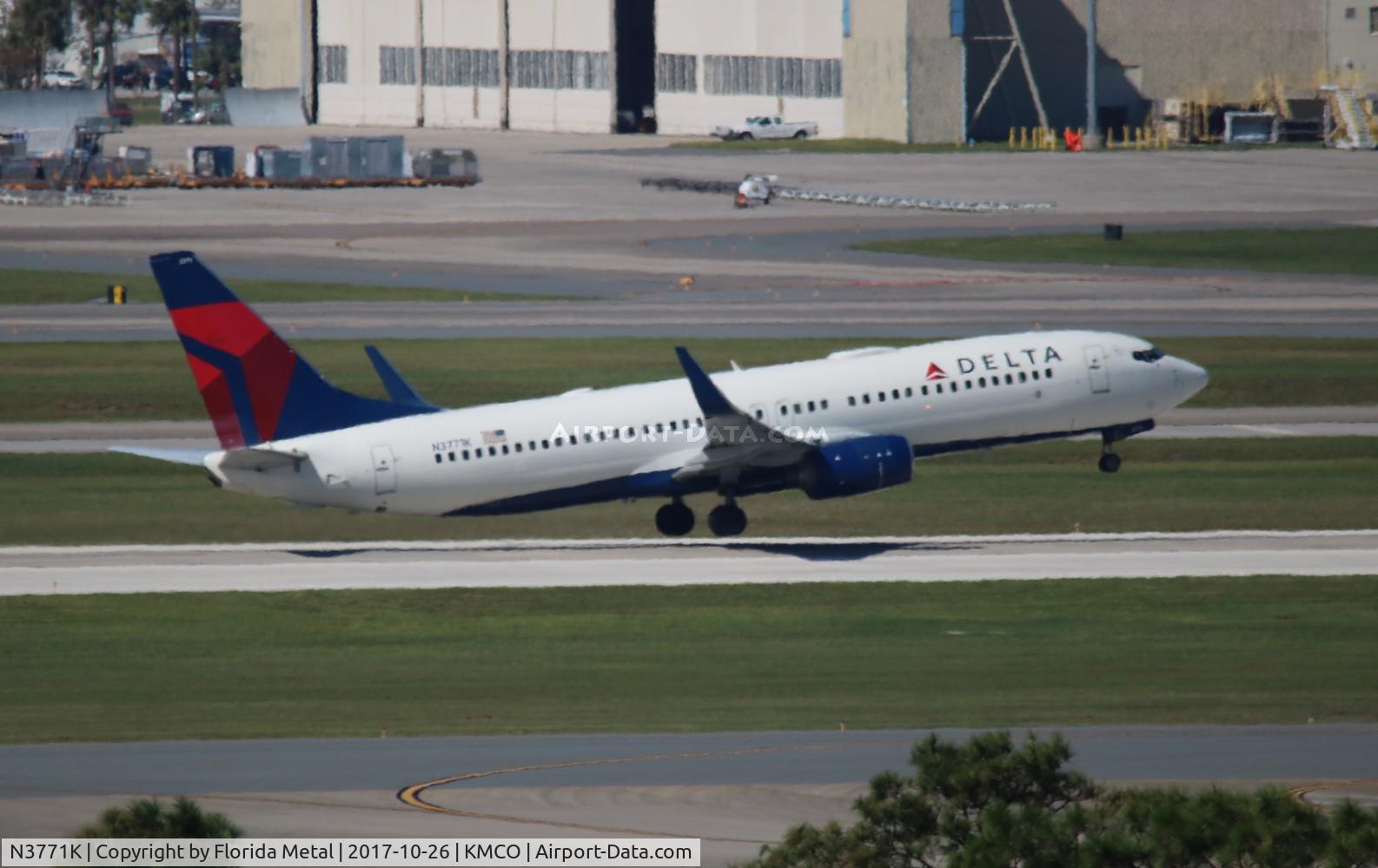 N3771K, 2002 Boeing 737-832 C/N 29632, MCO spotting 2017