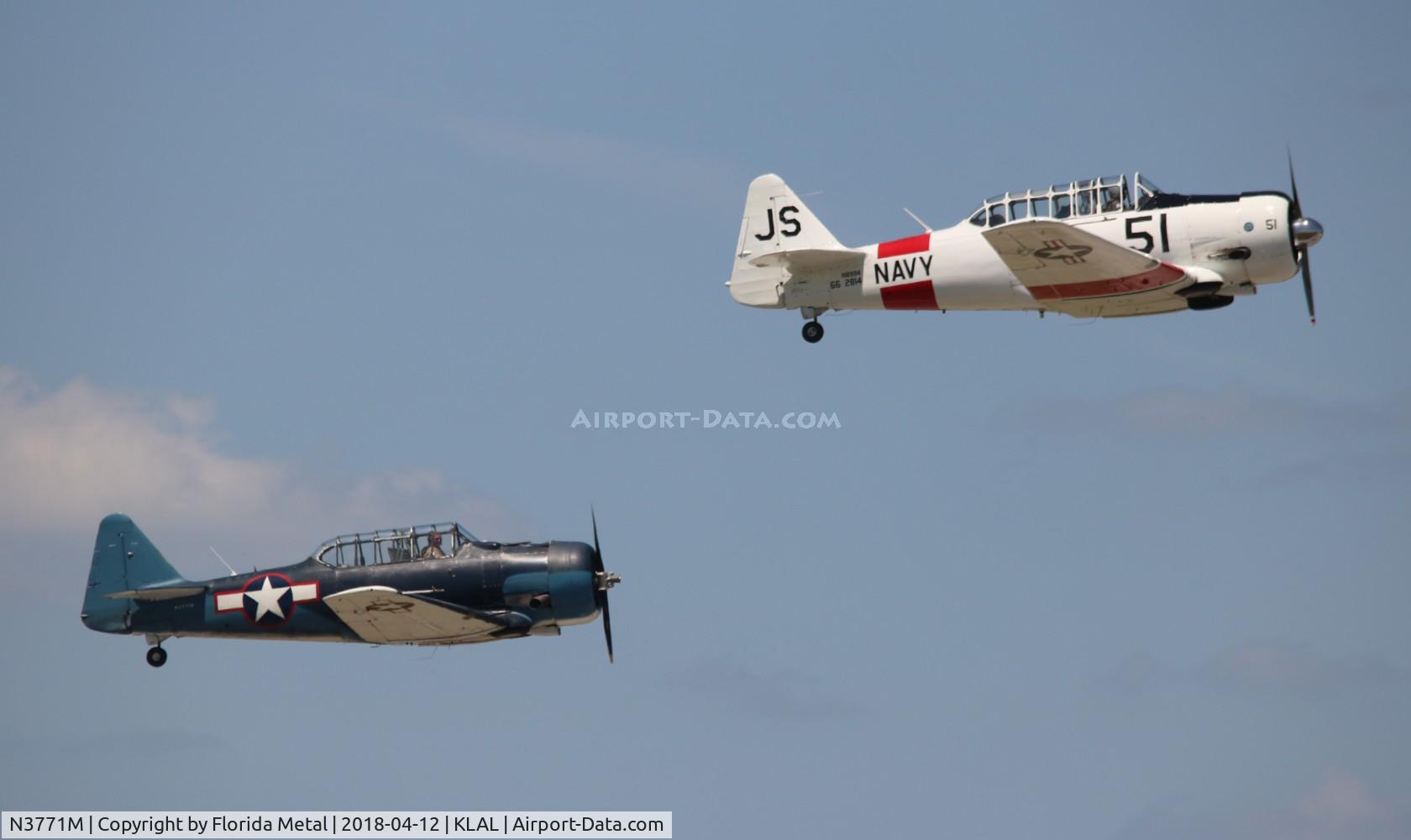 N3771M, North American SNJ-5C (AT-6D) Texan Texan C/N 88-17109, SNF LAL 2018