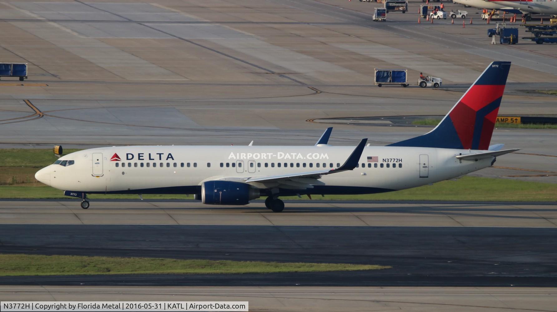 N3772H, 2010 Boeing 737-832 C/N 30823, ATL Spotting 2016