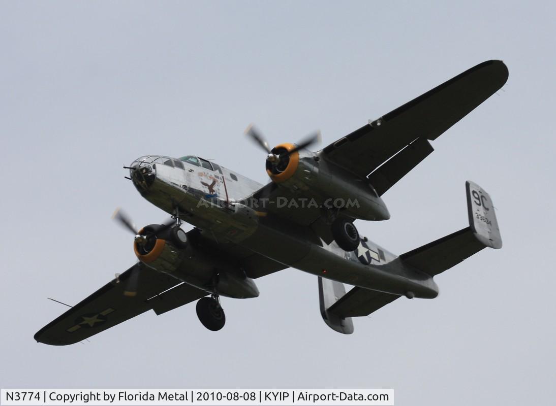 N3774, 1943 North American B-25D Mitchell C/N 100-23960, TOM YIP 2010