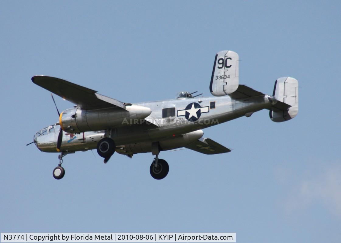 N3774, 1943 North American B-25D Mitchell C/N 100-23960, TOM YIP 2010
