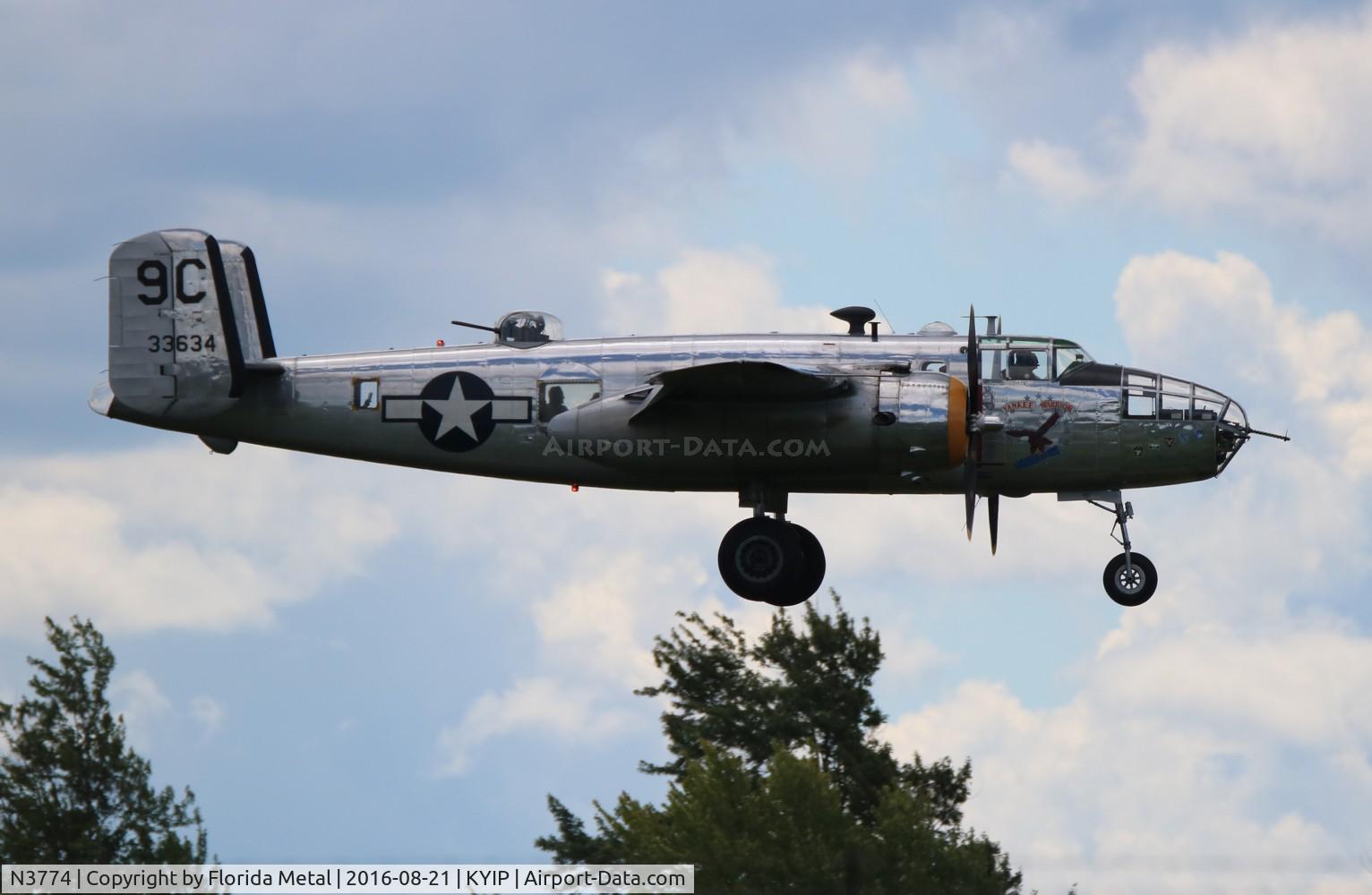N3774, 1943 North American B-25D Mitchell C/N 100-23960, TOM YIP 2016