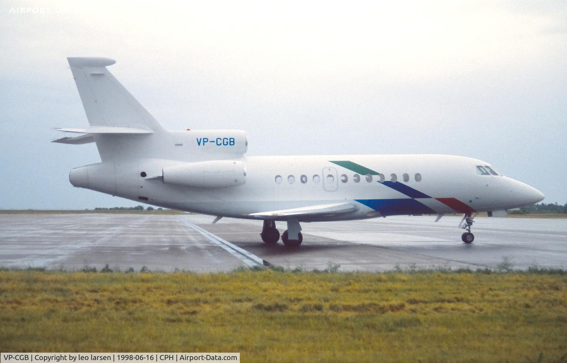 VP-CGB, 1994 Dassault Falcon 900B C/N 145, Copenhagen 16.6.1998