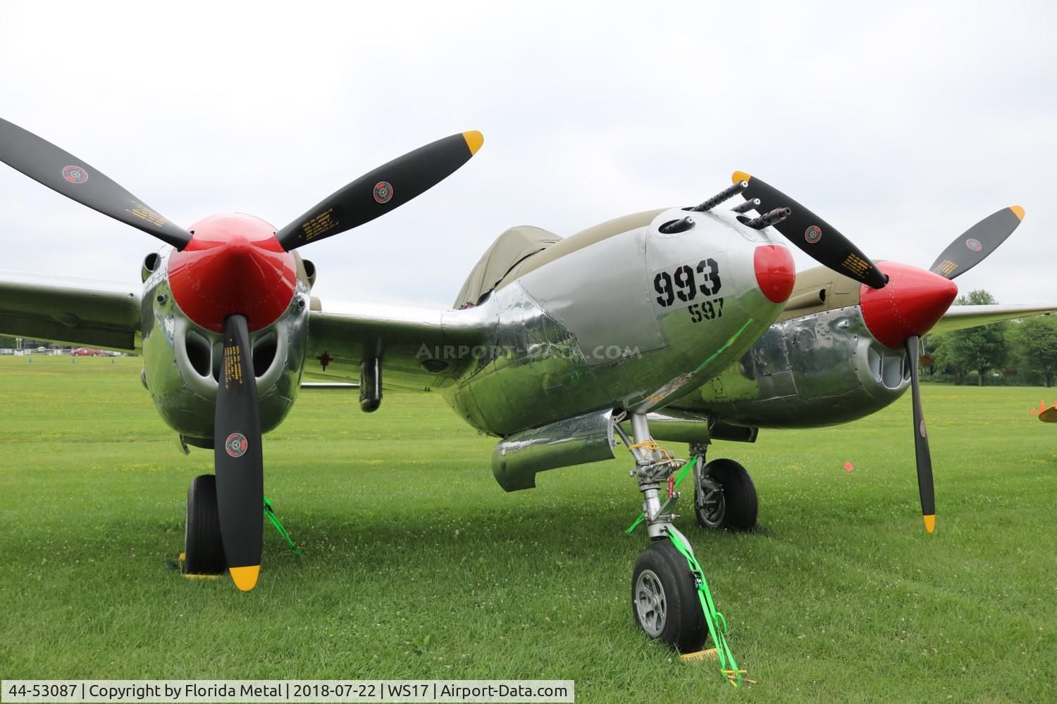 44-53087, 1945 Lockheed P-38L-5-LO Lightning C/N 422-8342, EAA Museum 2018