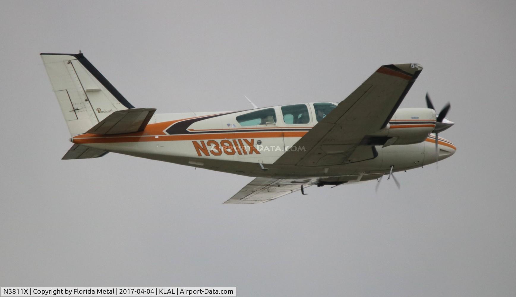N3811X, 1981 Beech 95-B55 (T42A) Baron C/N TC-2368, SNF LAL 2017
