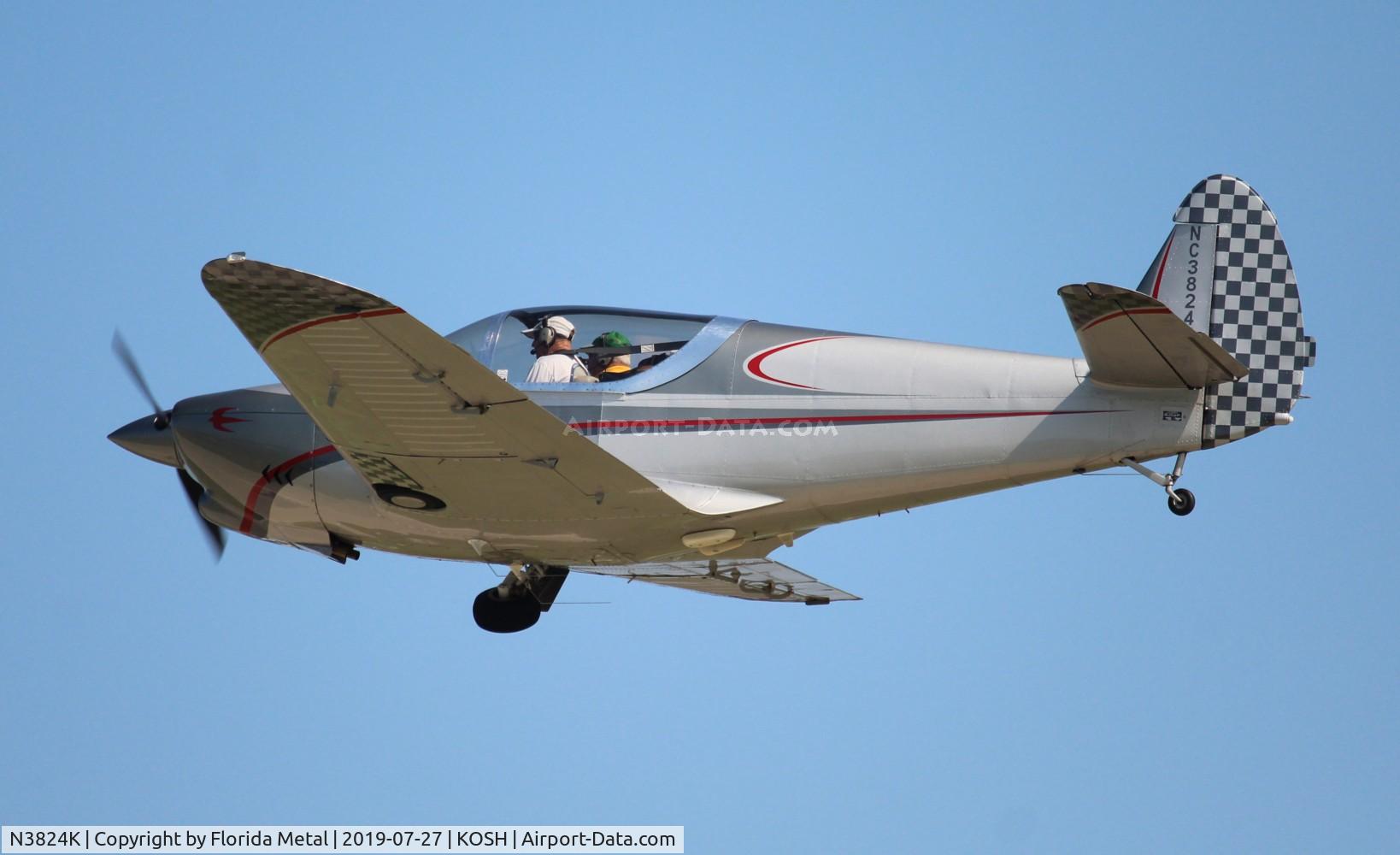 N3824K, 1948 Temco GC-1B Swift C/N 3513, EAA OSH 2019