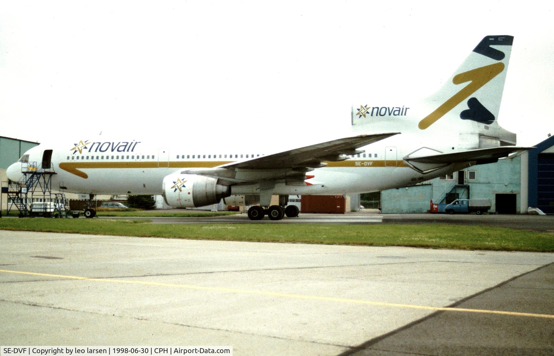 SE-DVF, 1982 Lockheed L-1011-500 Tristar C/N 1241, Copenhagen 30.6.1998