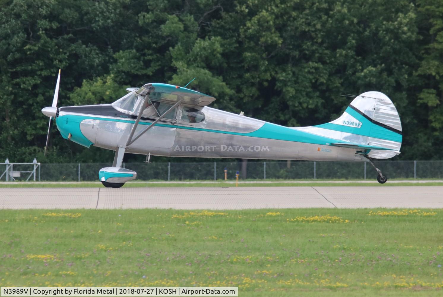 N3989V, 1948 Cessna 170 C/N 18308, EAA OSH 2018