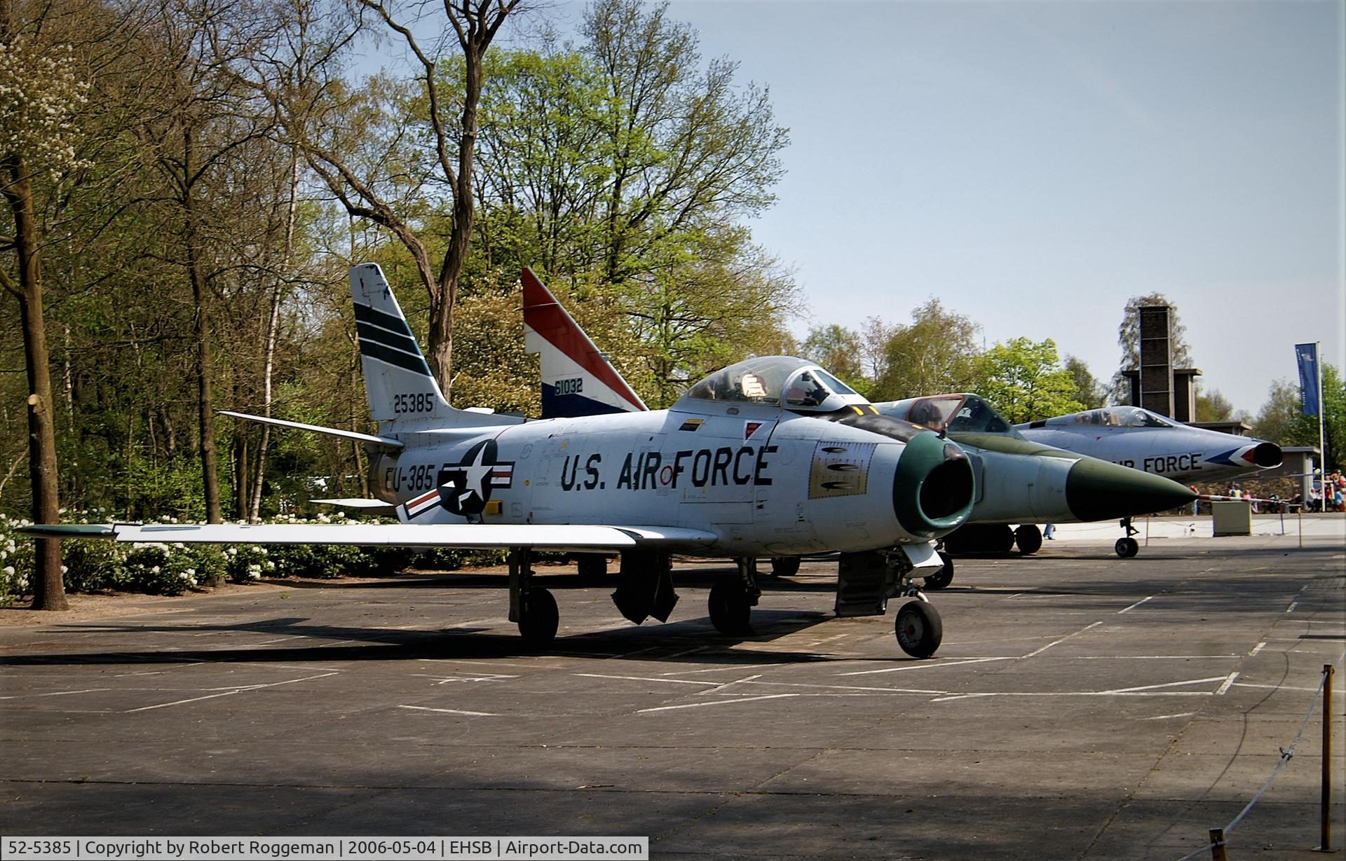 52-5385, 1952 North American F-86F Sabre C/N 191-876, PRESERVED.NMM.USAF.FU-385.