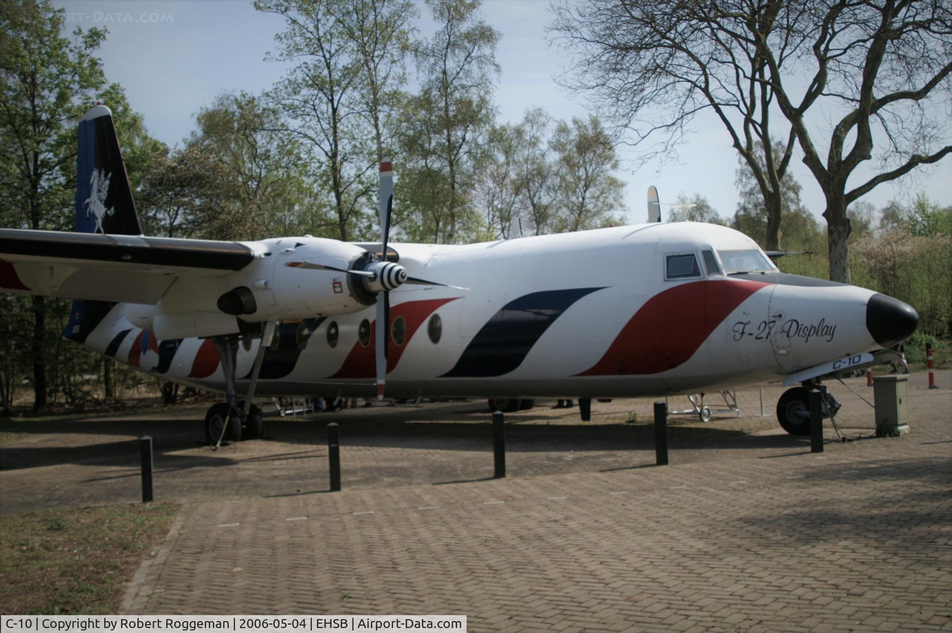 C-10, 1960 Fokker F-27-300M Troopship C/N 10160, PRESERVED.NMM.DUTCH AIR FORCE.DEMO.334 SQD.