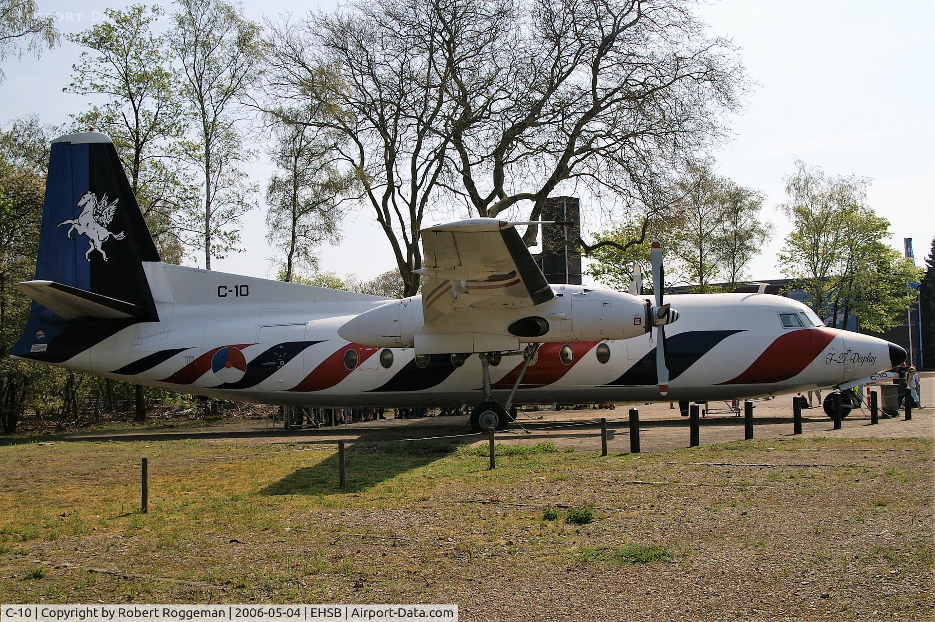 C-10, 1960 Fokker F-27-300M Troopship C/N 10160, PRESERVED.NMM.DUTCH AIR FORCE.DEMO.334 SQD.