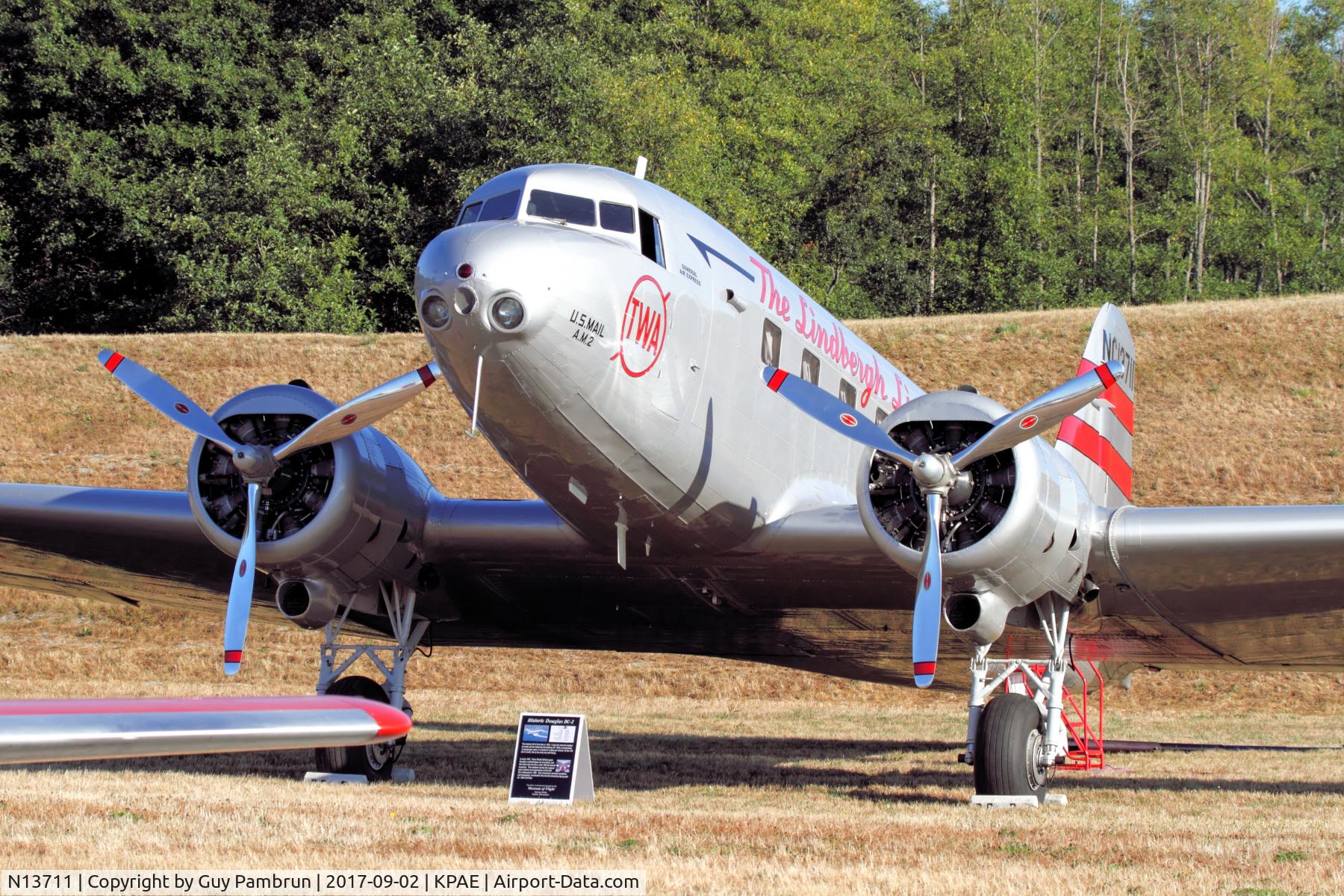 N13711, 1935 Douglas DC-2-118B C/N 1368, On display @ Heritage Flight Museum event
