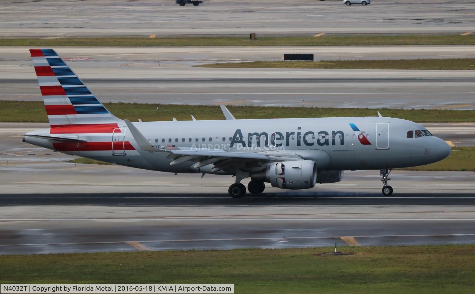 N4032T, 2015 Airbus A319-115 C/N 6644, MIA spotting 2016