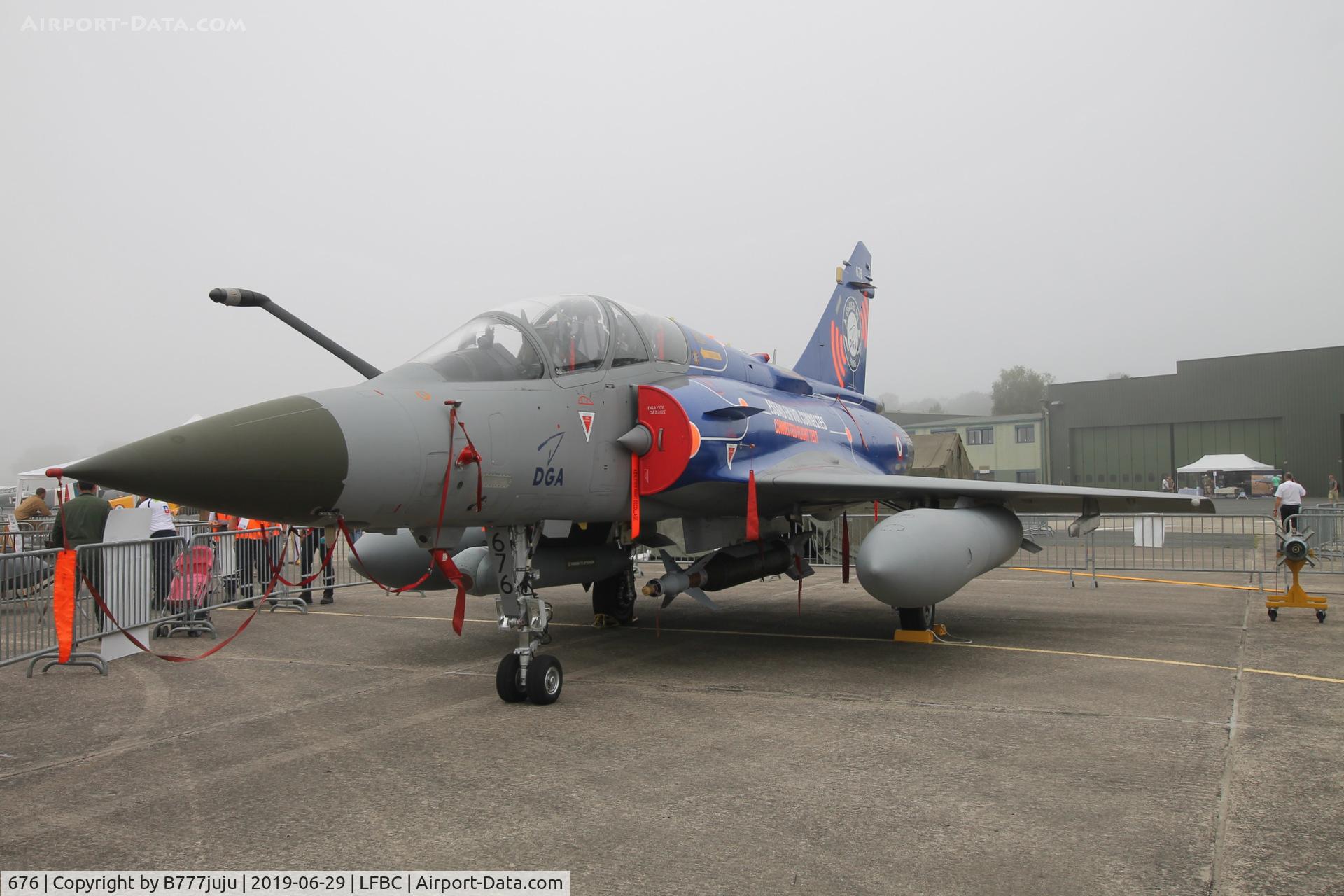 676, Dassault Mirage 2000D C/N 550, at Cazaux Airshow
