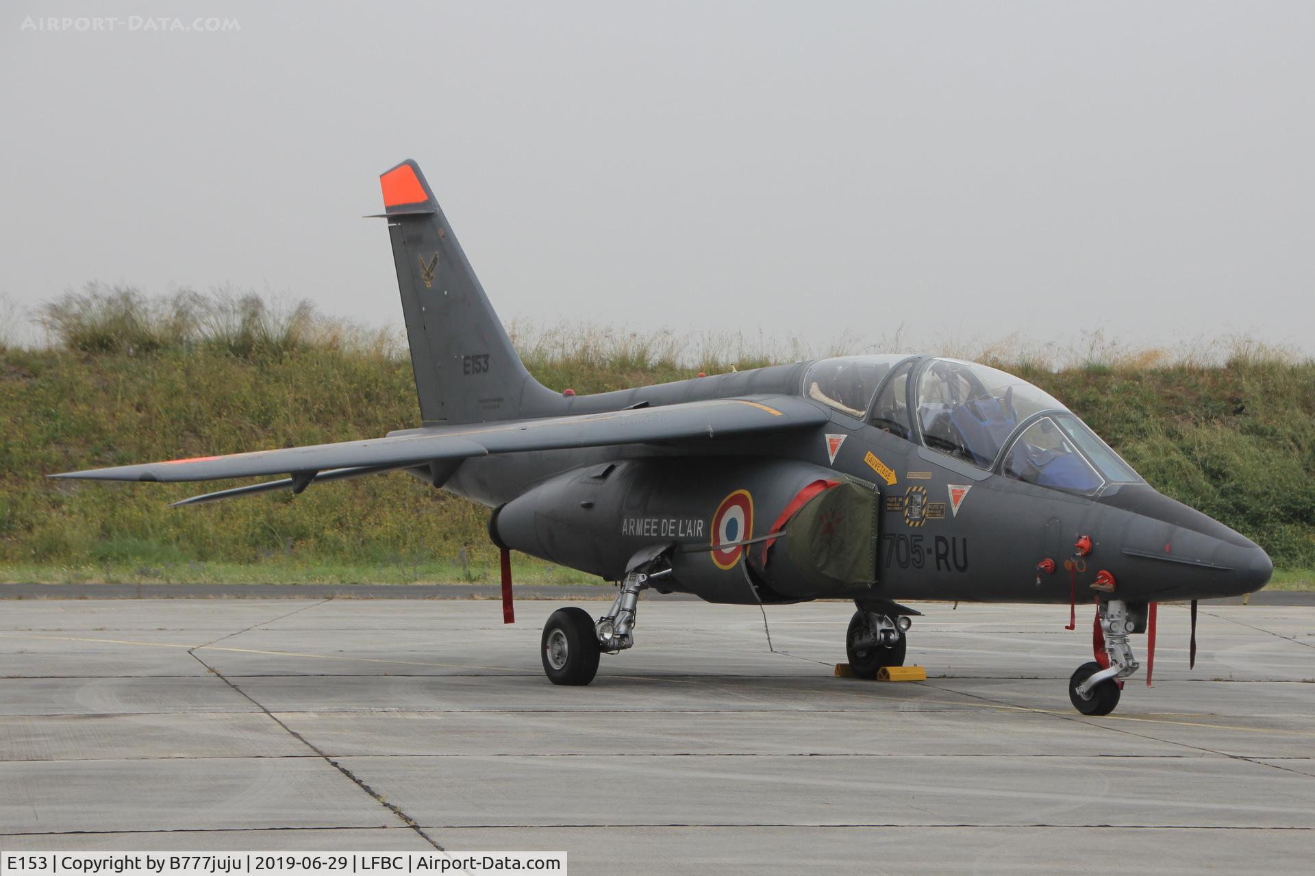E153, Dassault-Dornier Alpha Jet E C/N E153, at Cazaux Airshow