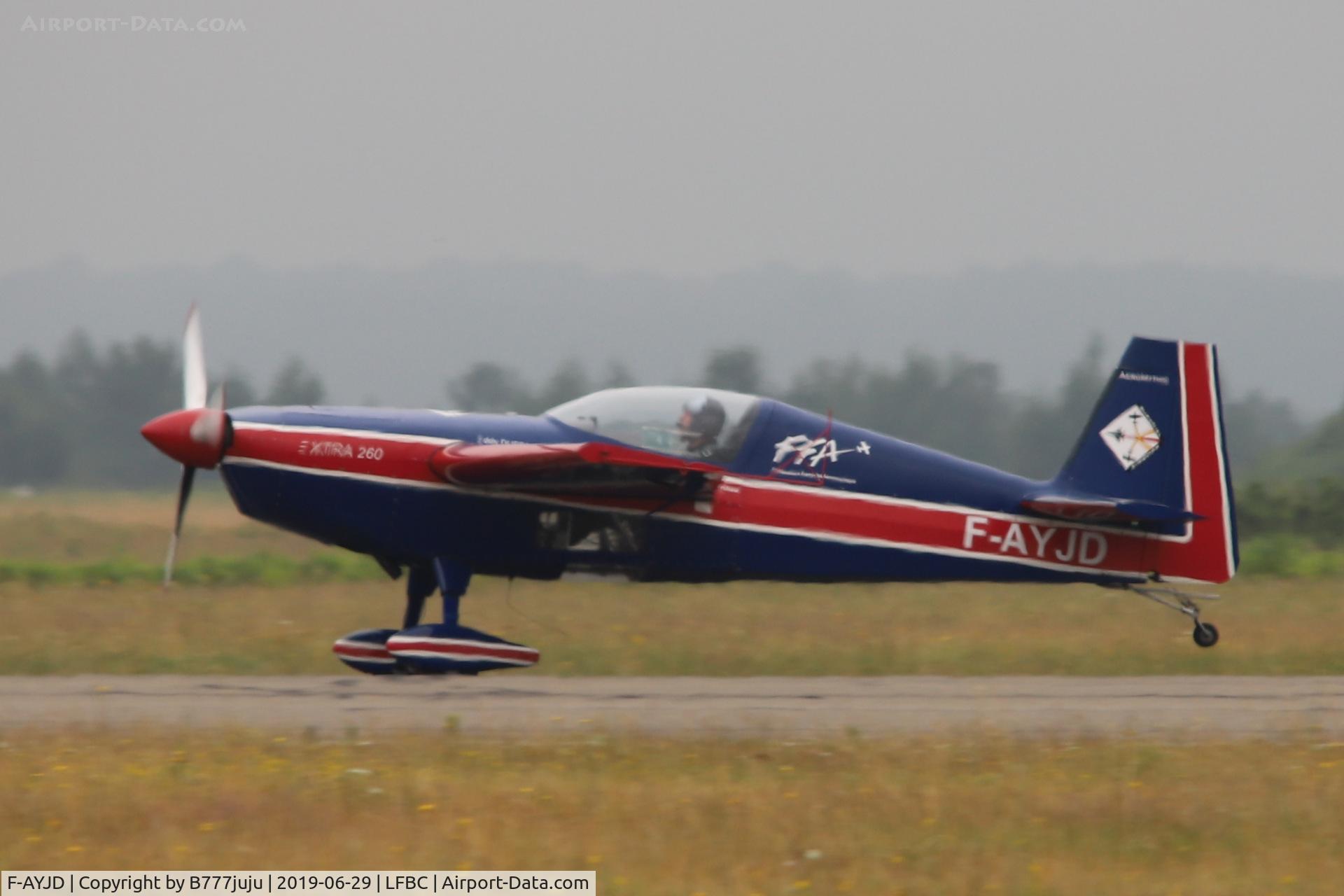 F-AYJD, 1990 Extra EA-260 C/N 02, at Cazaux Airshow