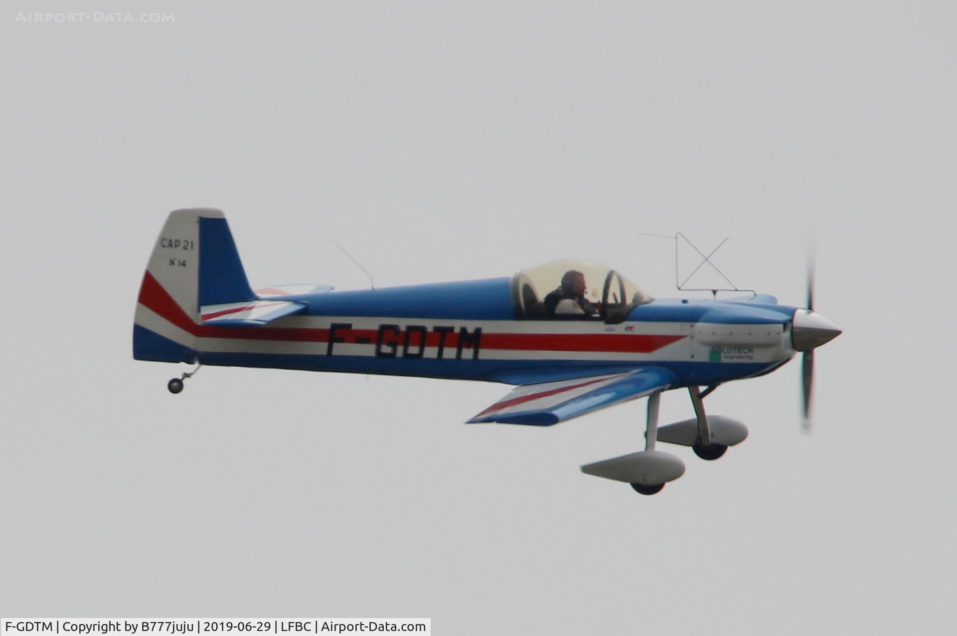 F-GDTM, 1986 Mudry CAP-21 C/N 14, at Cazaux Airshow