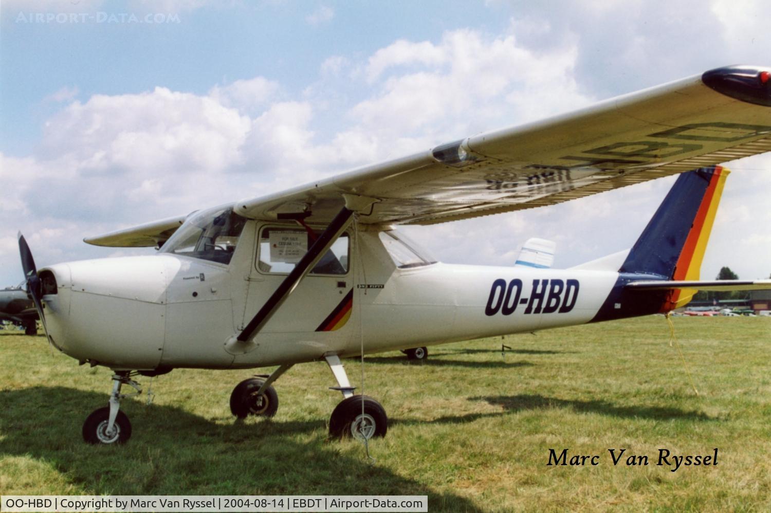 OO-HBD, 1969 Reims F150J C/N 0464, Oldtimer Fly-in Schaffen 2004.