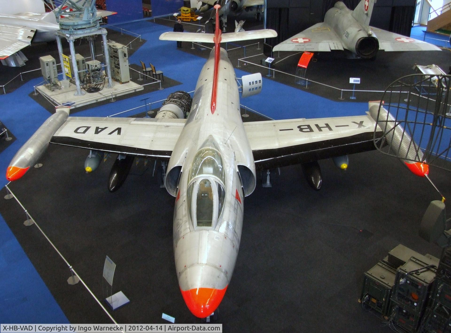 X-HB-VAD, 1955 FFA P-16 MkIII C/N 05, FFA P-16 Mk III at the Flieger-Flab-Museum, Dübendorf