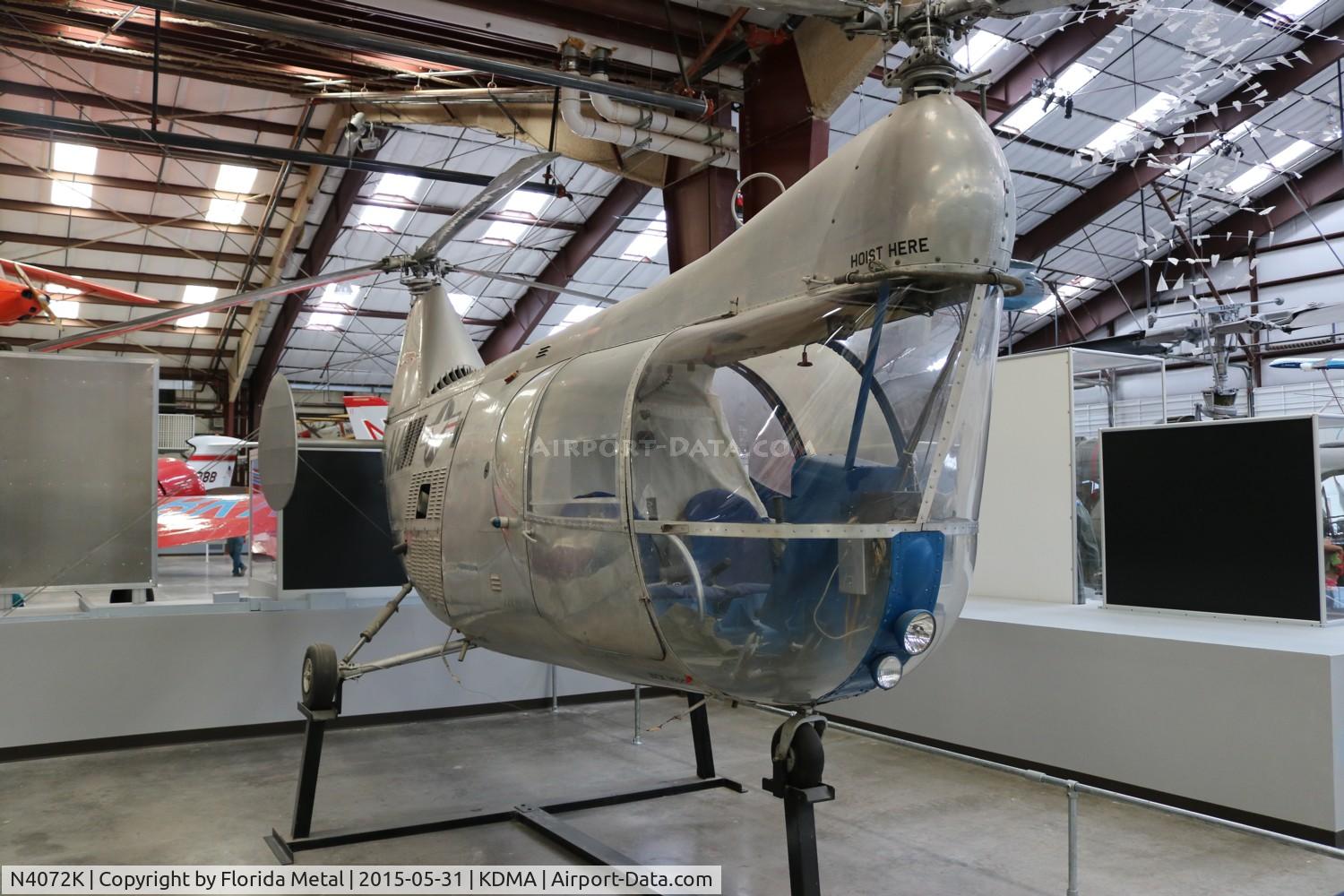 N4072K, 1953 McCulloch HUM-1 C/N 133817, PIMA Museum 2015 HUM-1