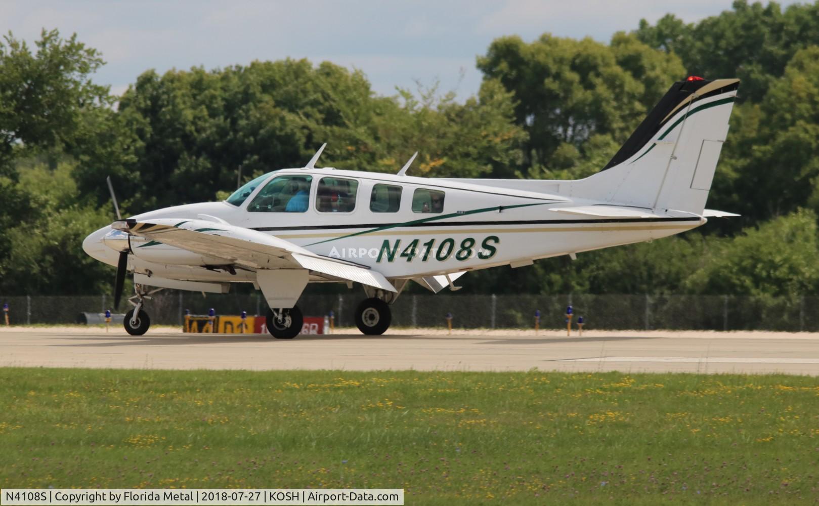 N4108S, 1975 Beech 58 Baron C/N TH-605, EAA OSH 2018