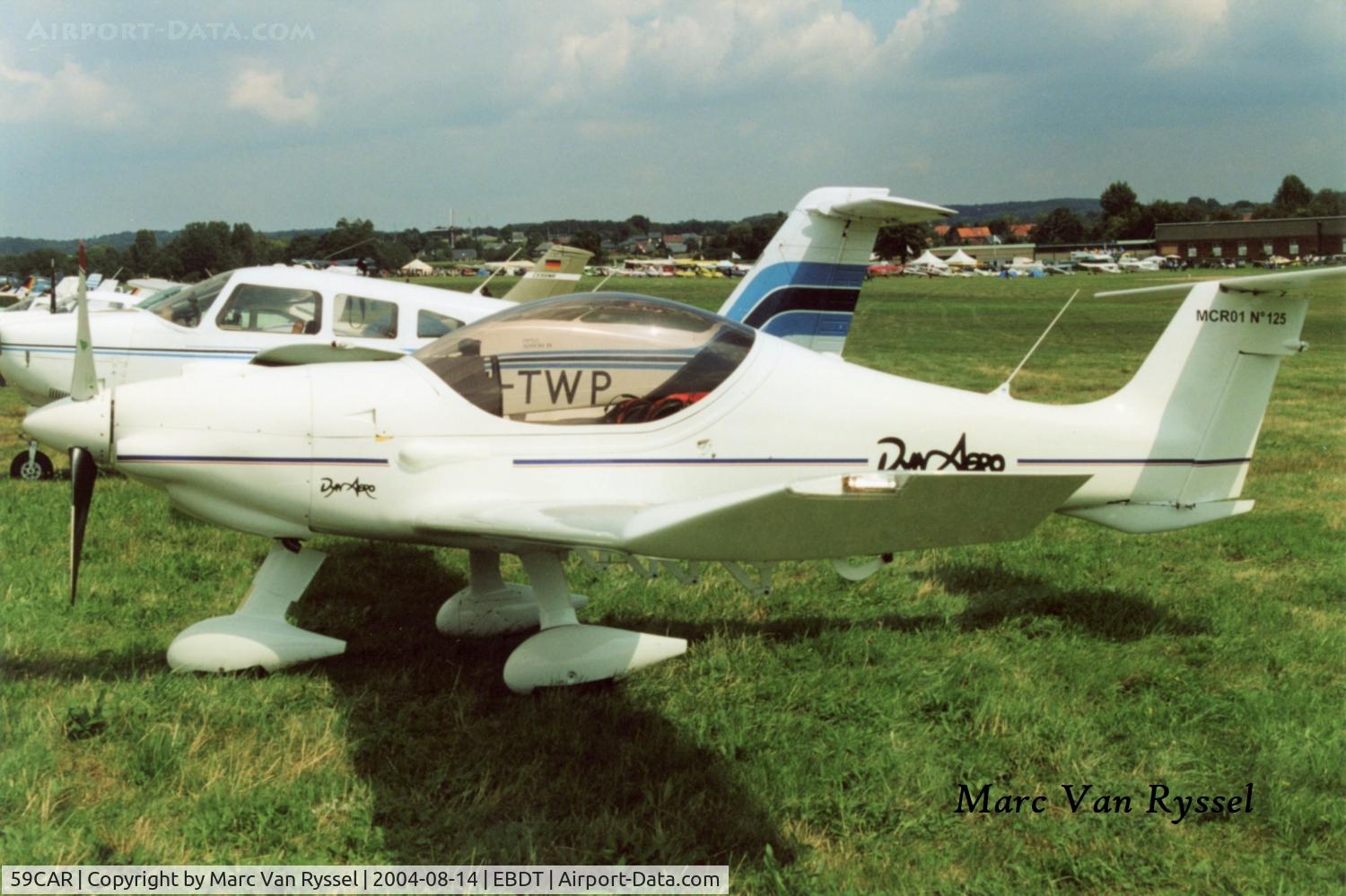 59CAR, Dyn'Aero MCR-01 C/N 125, Oldtimer Fly-in Schaffen 2004.