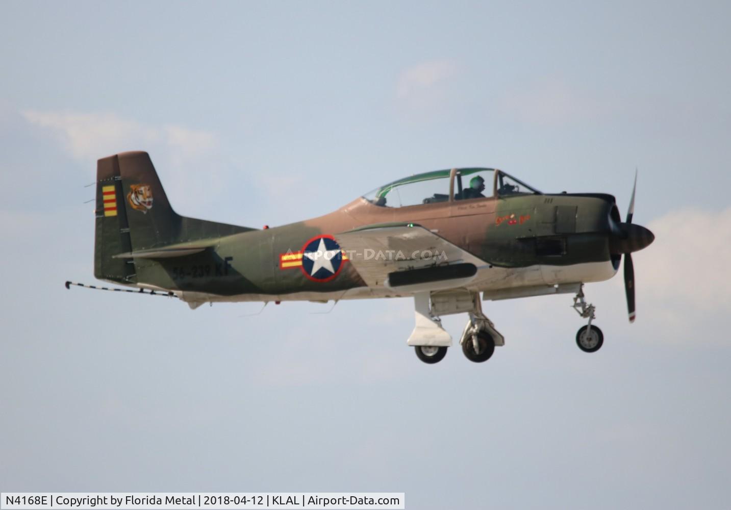 N4168E, 1956 North American T-28C Trojan C/N 252-2, SNF LAL 2018