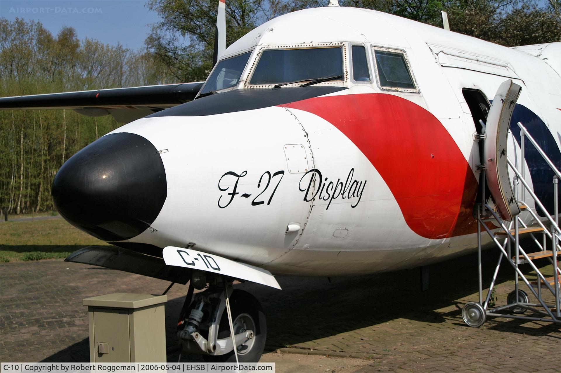 C-10, 1960 Fokker F-27-300M Troopship C/N 10160, PRESERVED.NMM.DUTCH AIR FORCE.DEMO.