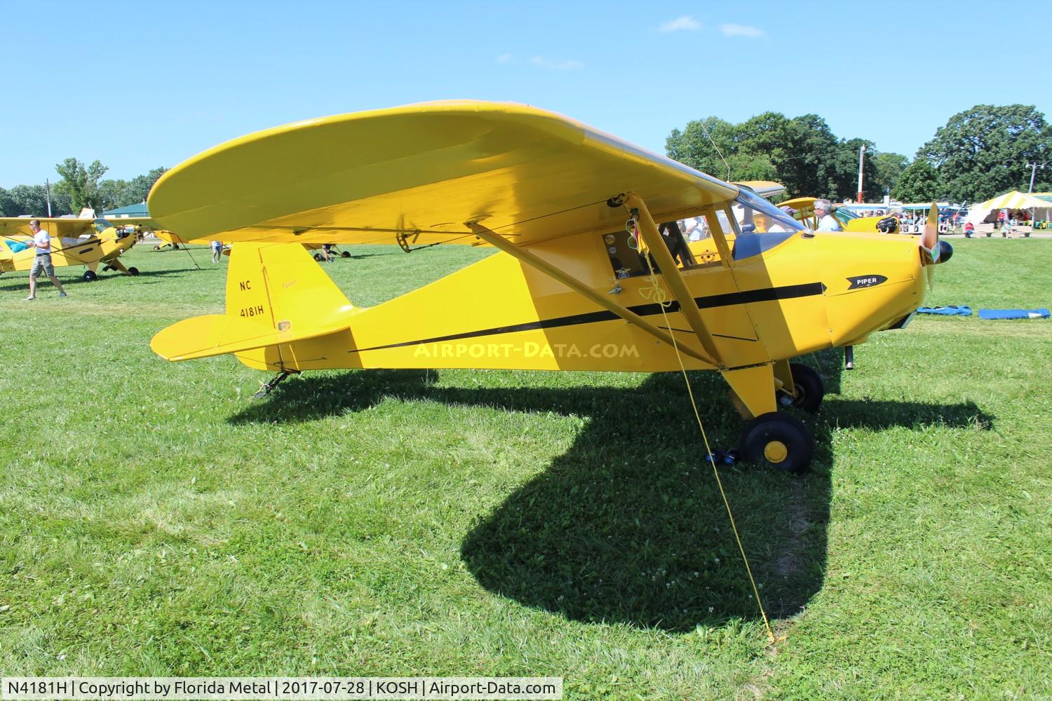 N4181H, 1948 Piper PA-15 Vagabond C/N 15-64, EAA OSH 2017