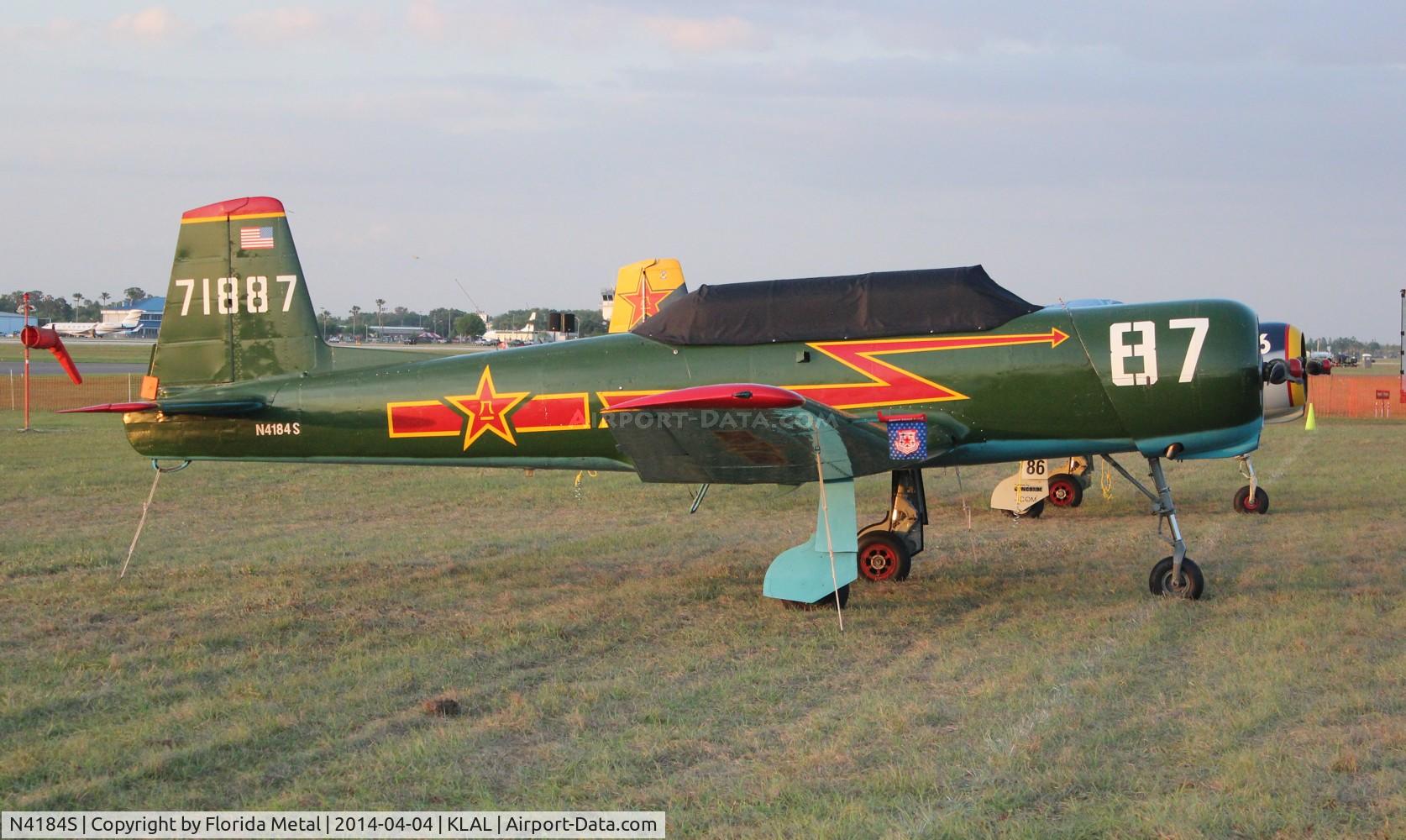 N4184S, 1968 Nanchang CJ-6A C/N 2532044, SNF LAL 2014