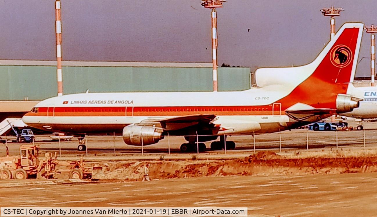CS-TEC, 1982 Lockheed L-1011-500 Tristar C/N 1241, Scan from slide BRUCARGO