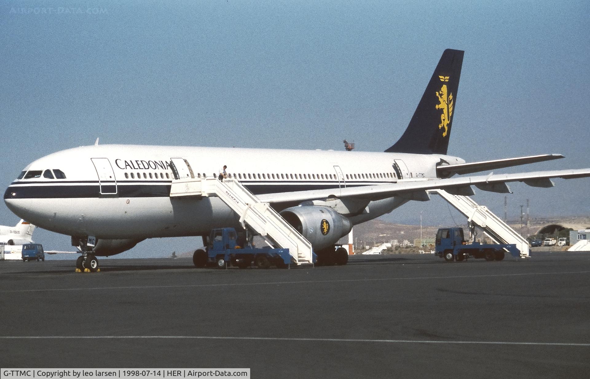 G-TTMC, 1984 Airbus A300B4-203 C/N 299, Heraklion 14.7.1998