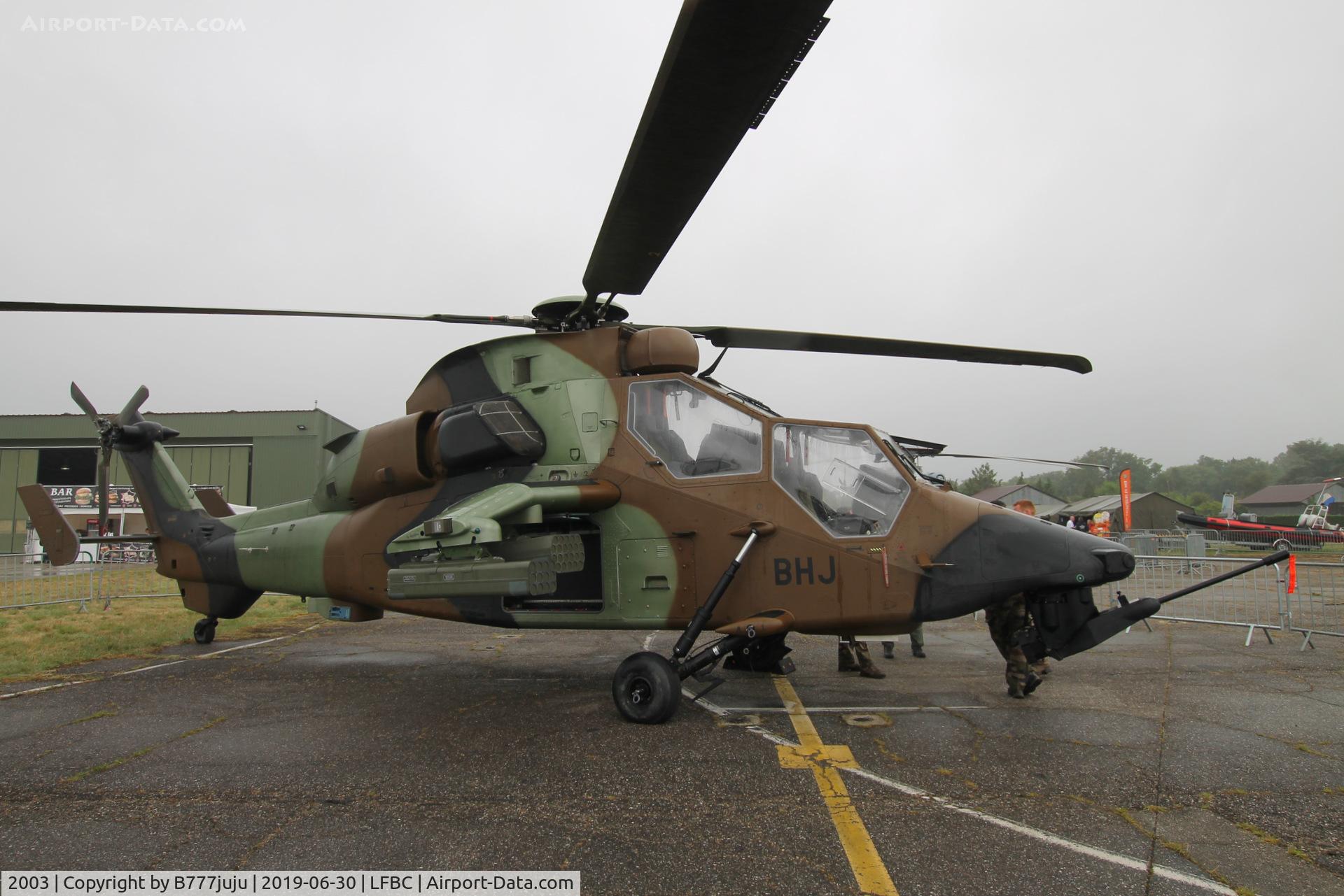 2003, Eurocopter EC-665 Tigre HAP C/N 2003, at Cazaux Airshow