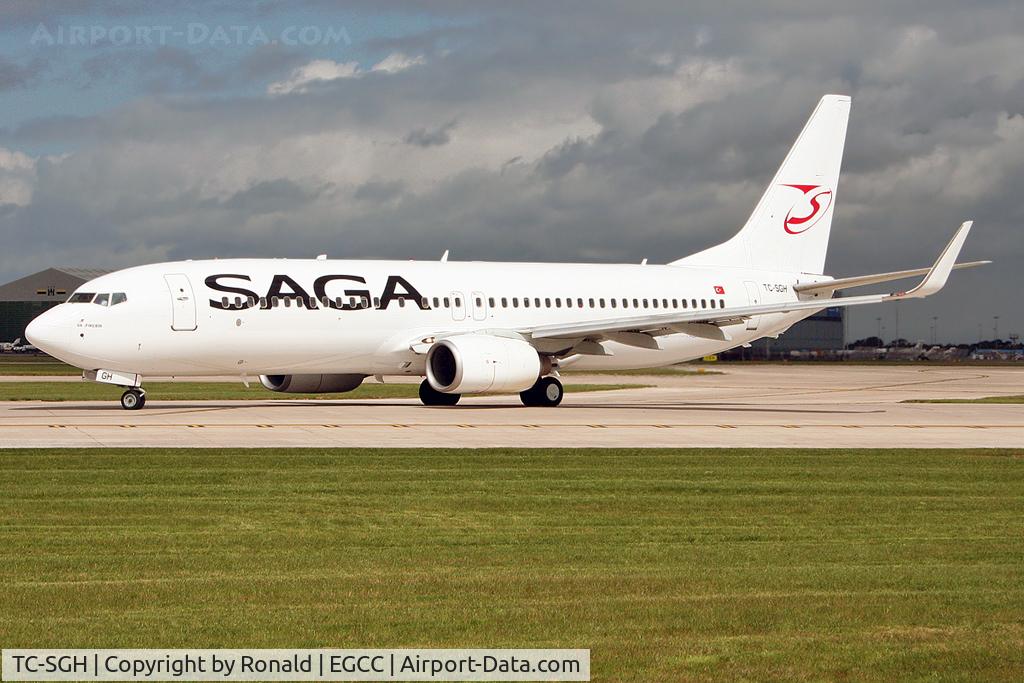 TC-SGH, 1998 Boeing 737-86J C/N 28068, at man